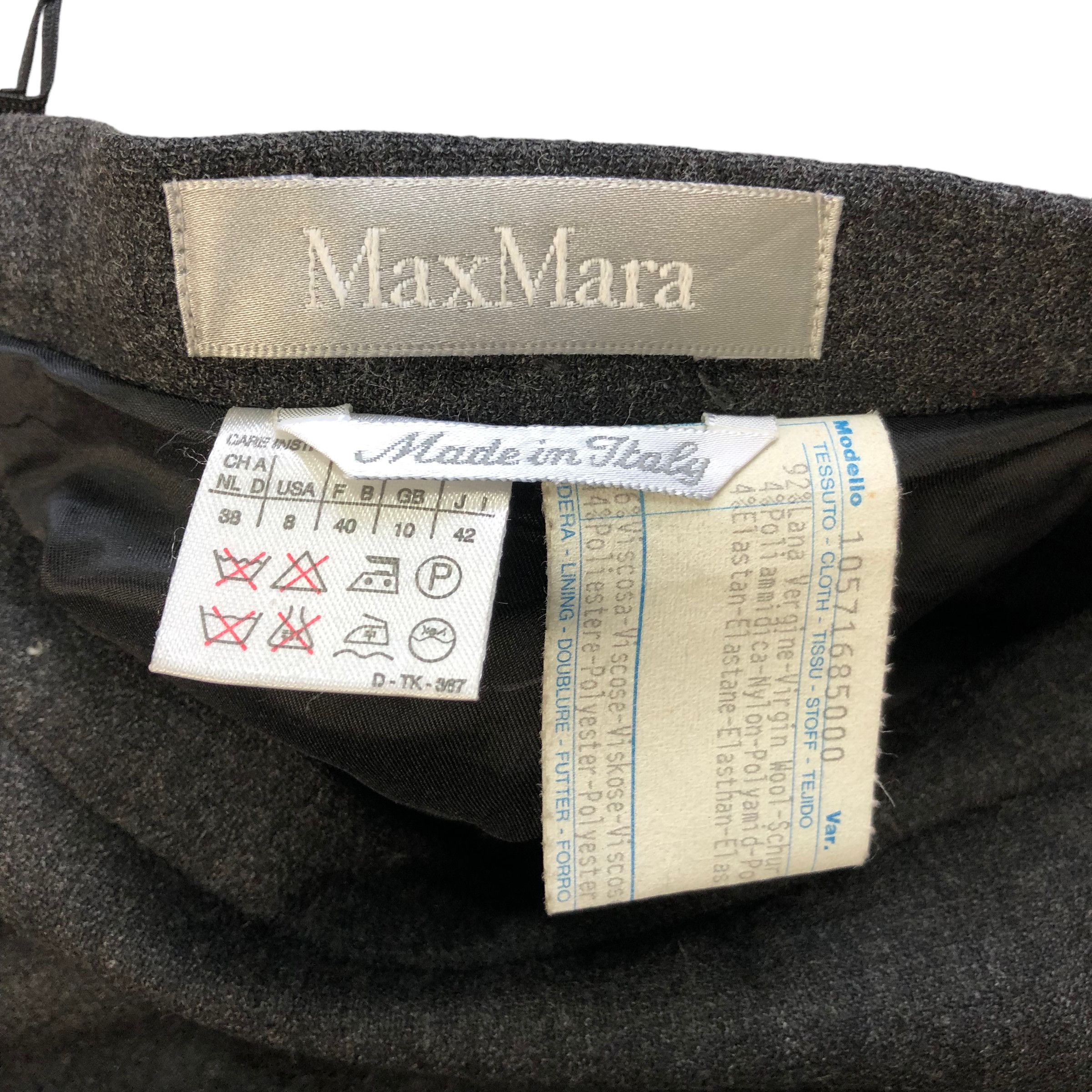 Max Mara MAX MARA WOOL SKIRTS #7109-110 Size 27" / US 4 / IT 40 - 4 Thumbnail