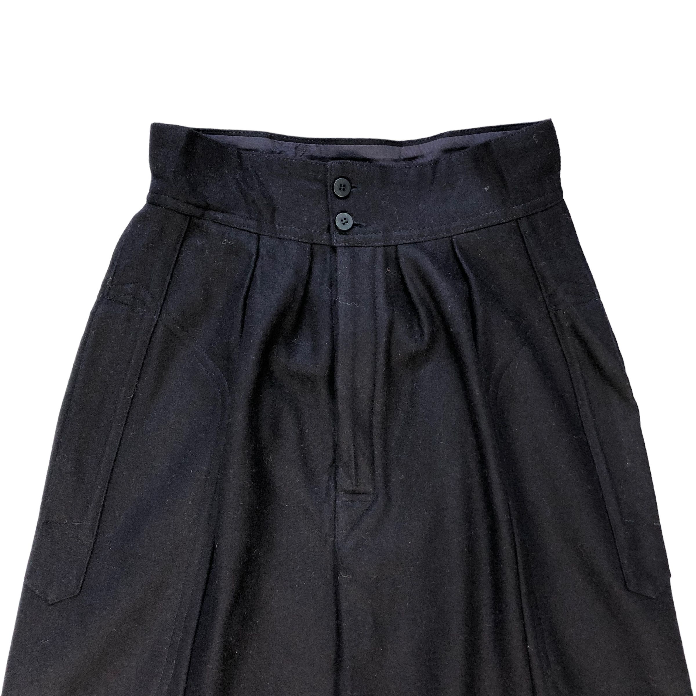 Yohji Yamamoto ARCHIVES🔥 70's Y's WOOL SKIRTS #7103-109 Size 23" - 2 Thumbnail