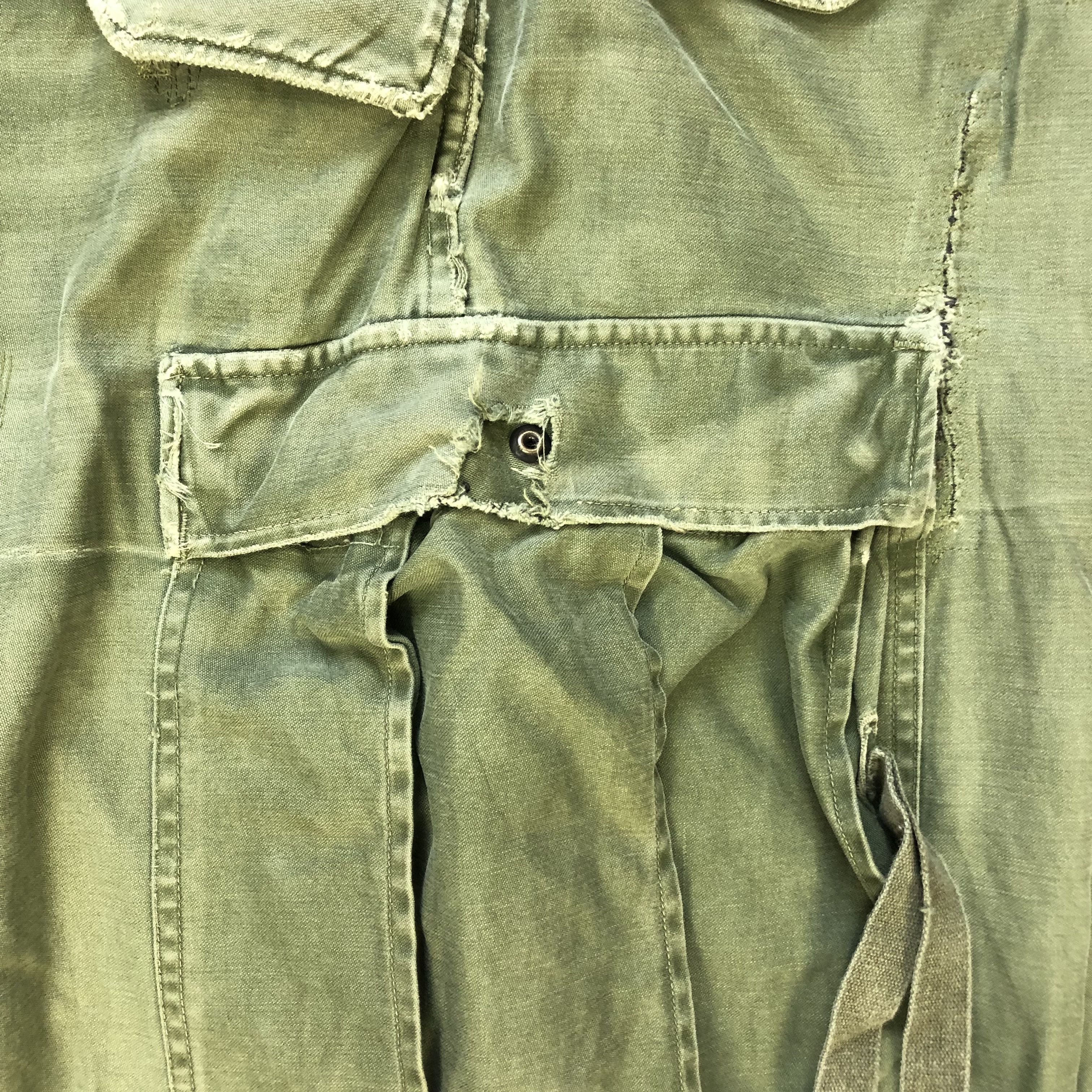 Vintage 51's TROUSERS SHELL FIELD M1951 / CARGO PANTS #7114-110 Size US 35 - 21 Thumbnail