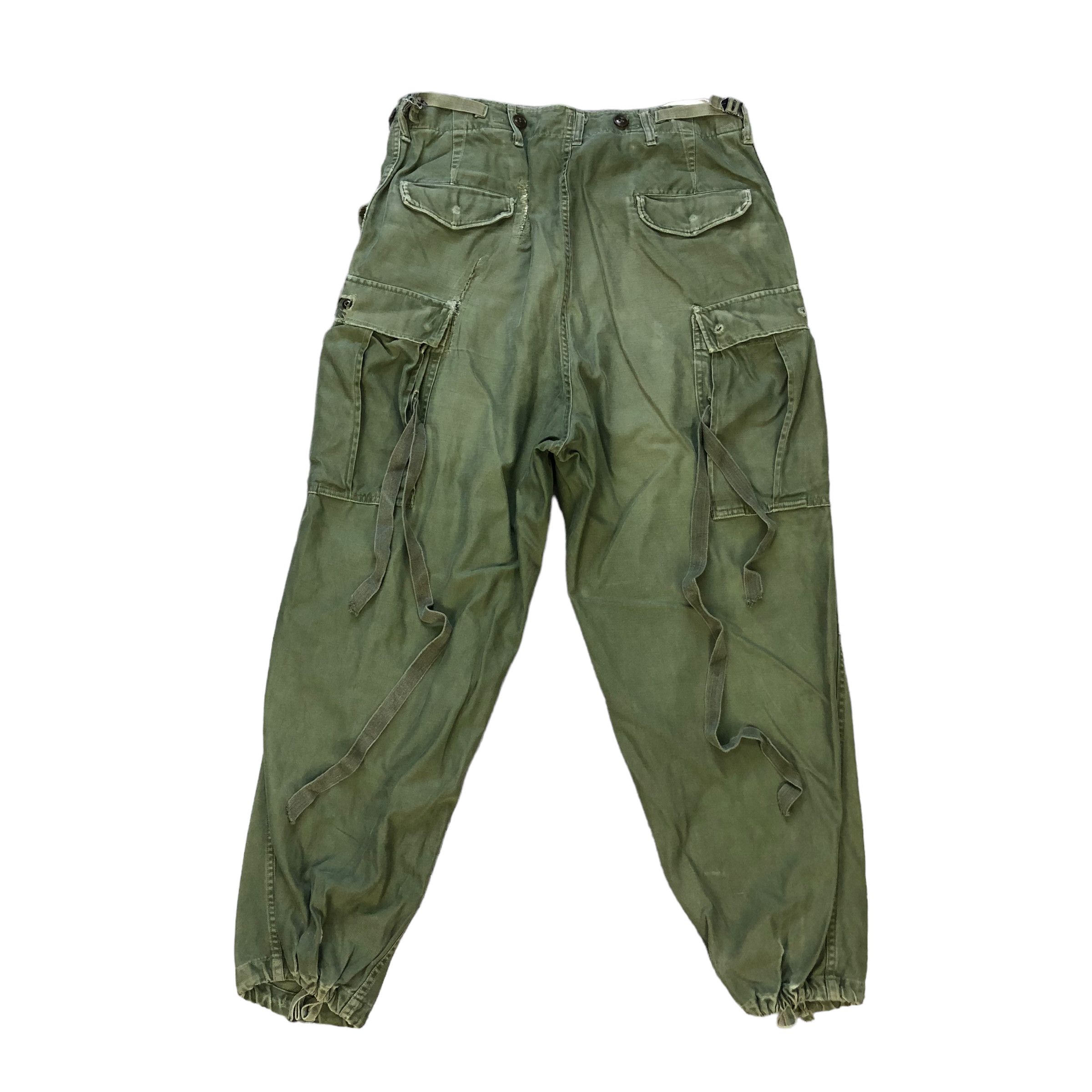 Vintage 51's TROUSERS SHELL FIELD M1951 / CARGO PANTS #7114-110 Size US 35 - 12 Thumbnail