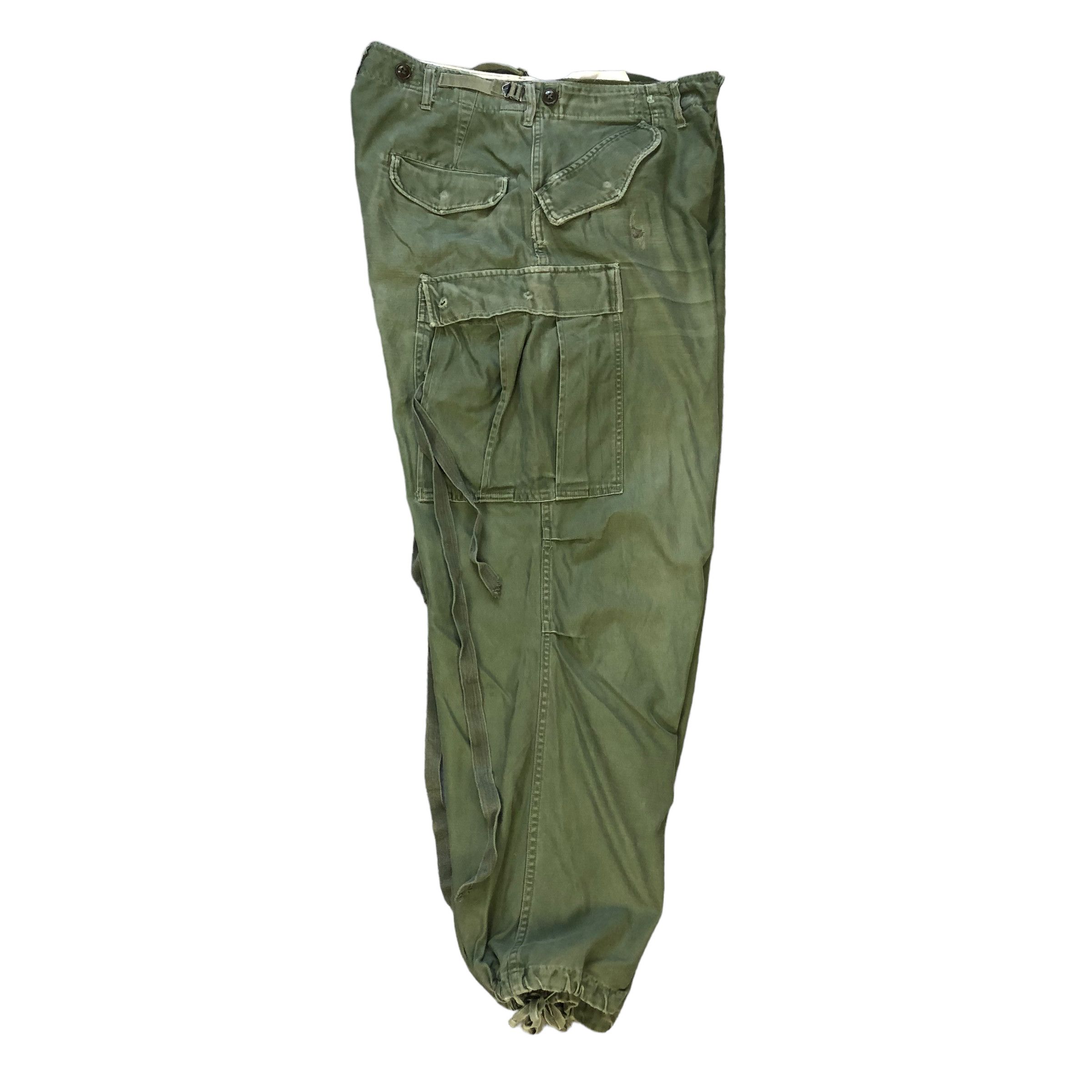Vintage 51's TROUSERS SHELL FIELD M1951 / CARGO PANTS #7114-110 Size US 35 - 22 Thumbnail