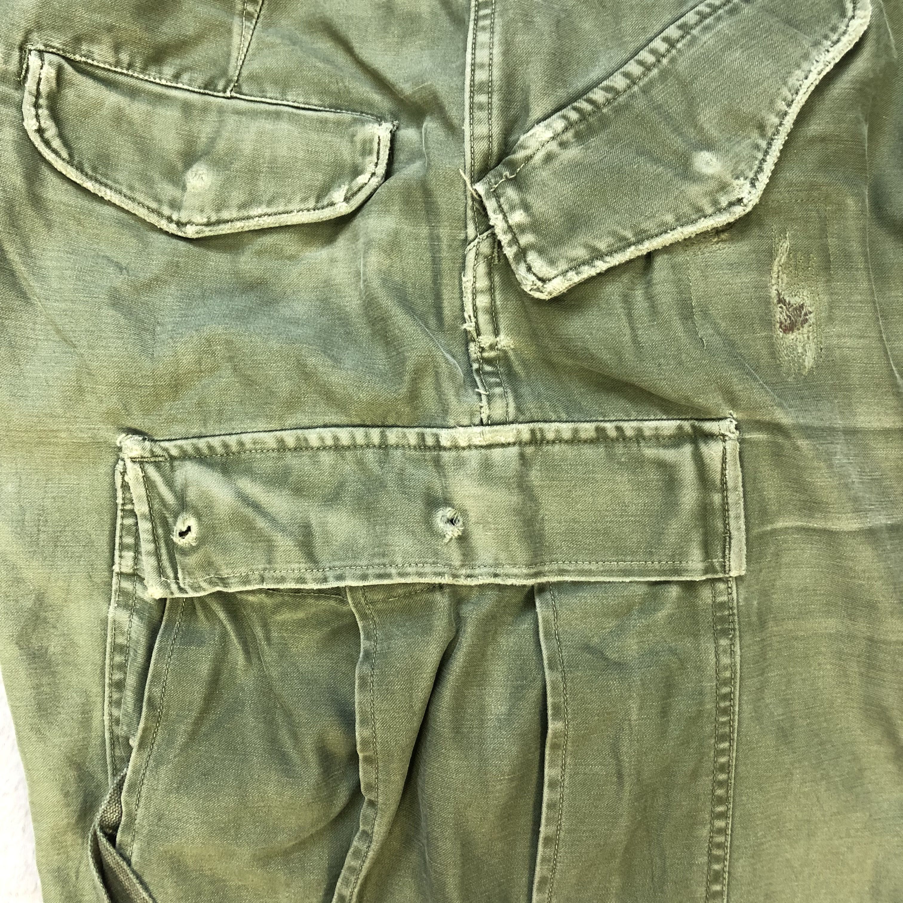 Vintage 51's TROUSERS SHELL FIELD M1951 / CARGO PANTS #7114-110 Size US 35 - 24 Thumbnail