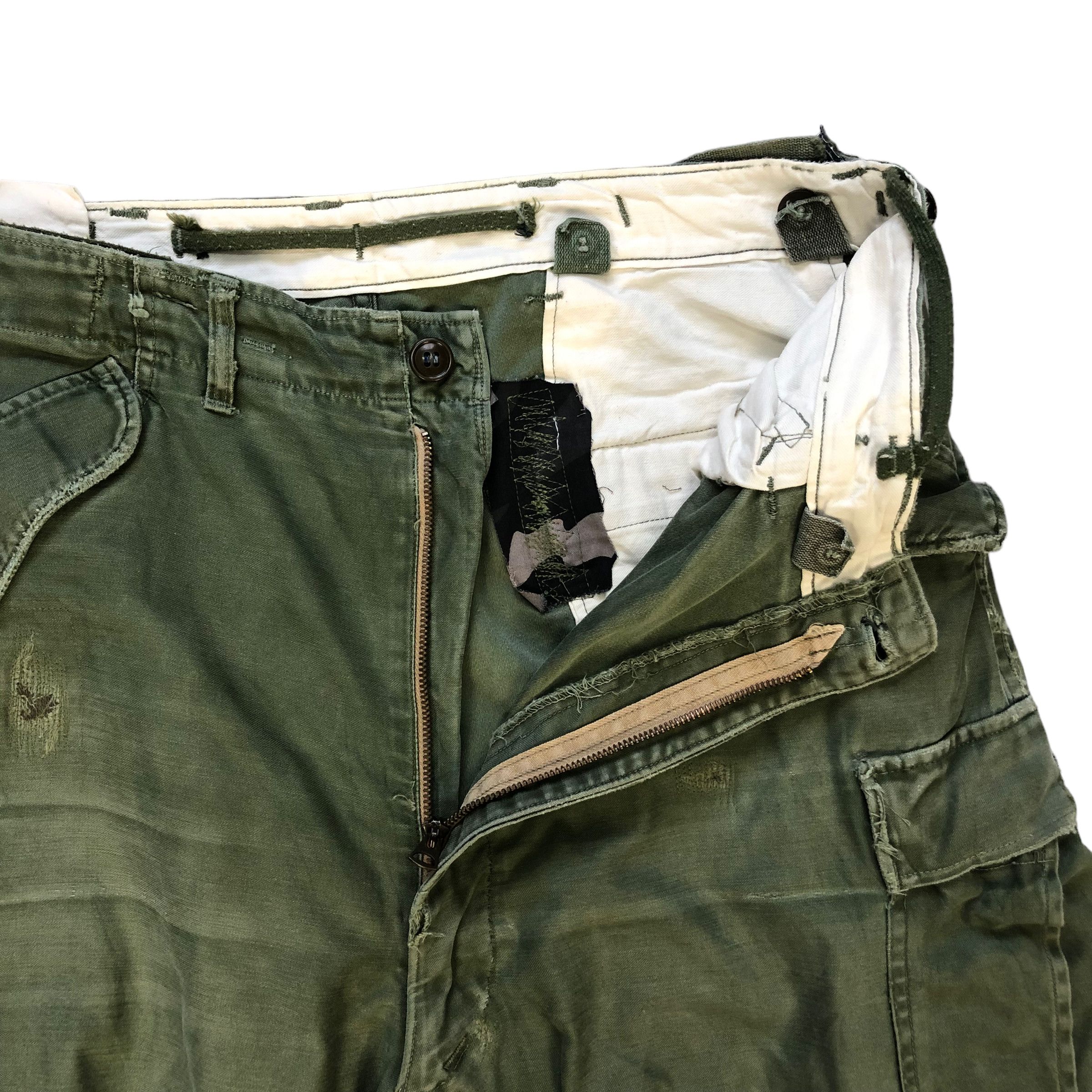 Vintage 51's TROUSERS SHELL FIELD M1951 / CARGO PANTS #7114-110 Size US 35 - 8 Thumbnail