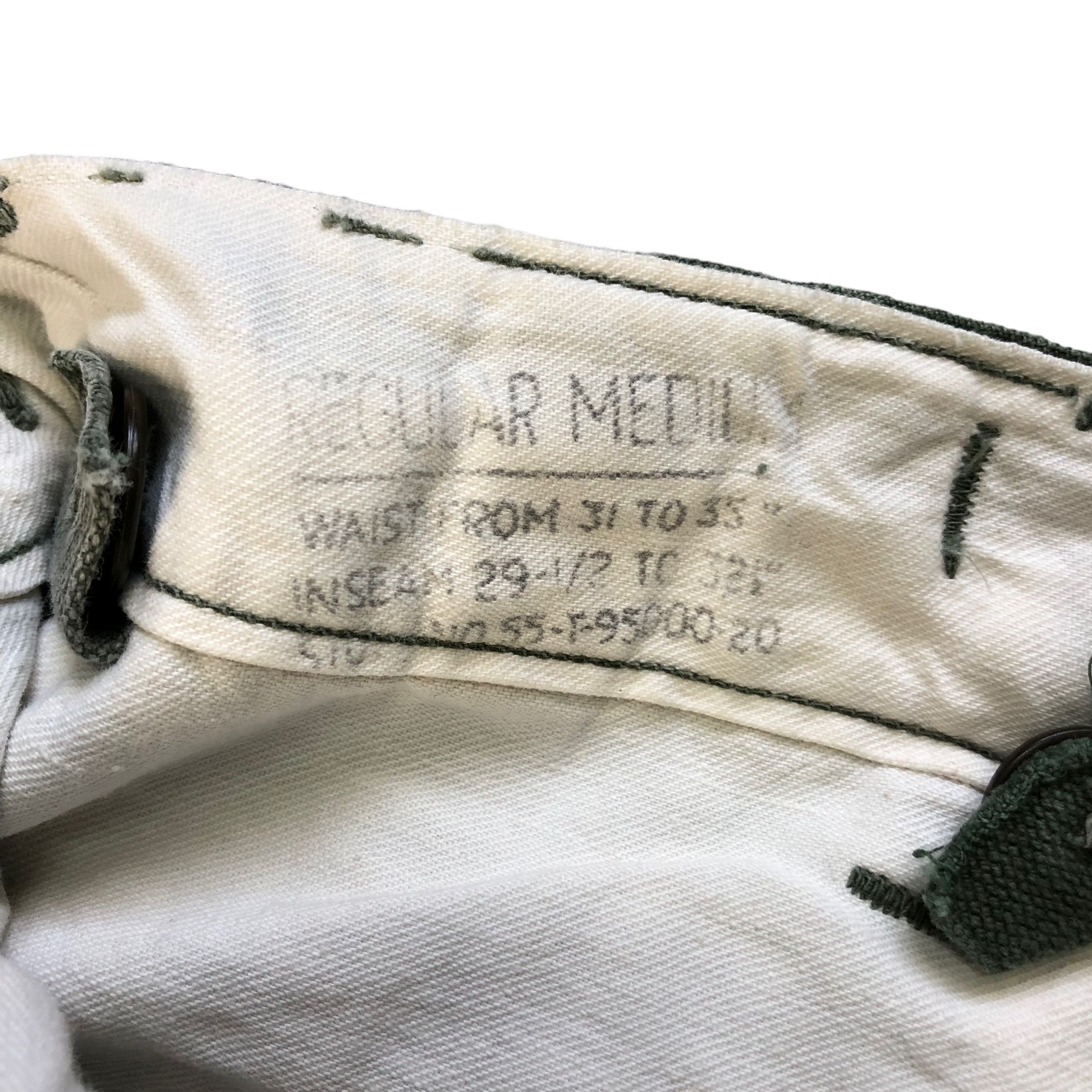 Vintage 51's TROUSERS SHELL FIELD M1951 / CARGO PANTS #7114-110 Size US 35 - 10 Thumbnail