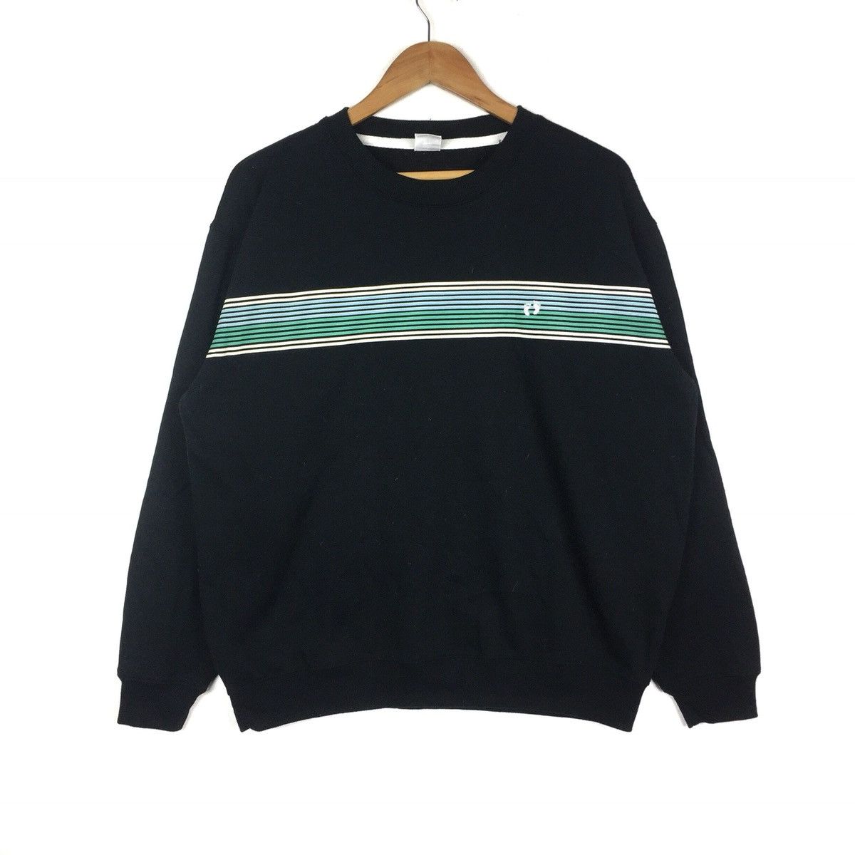 Hang Ten Hang ten strips sweatshirt 90s vintage Size US L / EU 52-54 / 3 - 1 Thumbnail