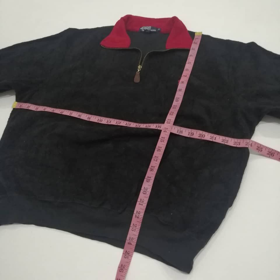 Polo Ralph Lauren RARE🔥Vintage Polo Ralph Lauren Quarter Zip Fleece Sweaters Size US S / EU 44-46 / 1 - 11 Thumbnail