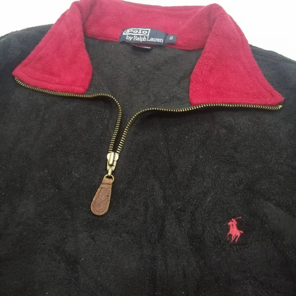 Polo Ralph Lauren RARE🔥Vintage Polo Ralph Lauren Quarter Zip Fleece Sweaters Size US S / EU 44-46 / 1 - 2 Thumbnail