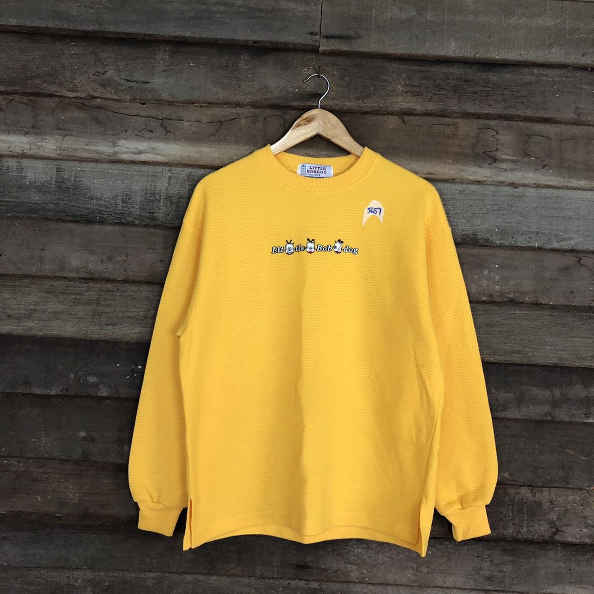 Cartoon Network × Vintage Little Bobdog Yellow Sweatshirt #5657 Size US M / EU 48-50 / 2 - 1 Thumbnail