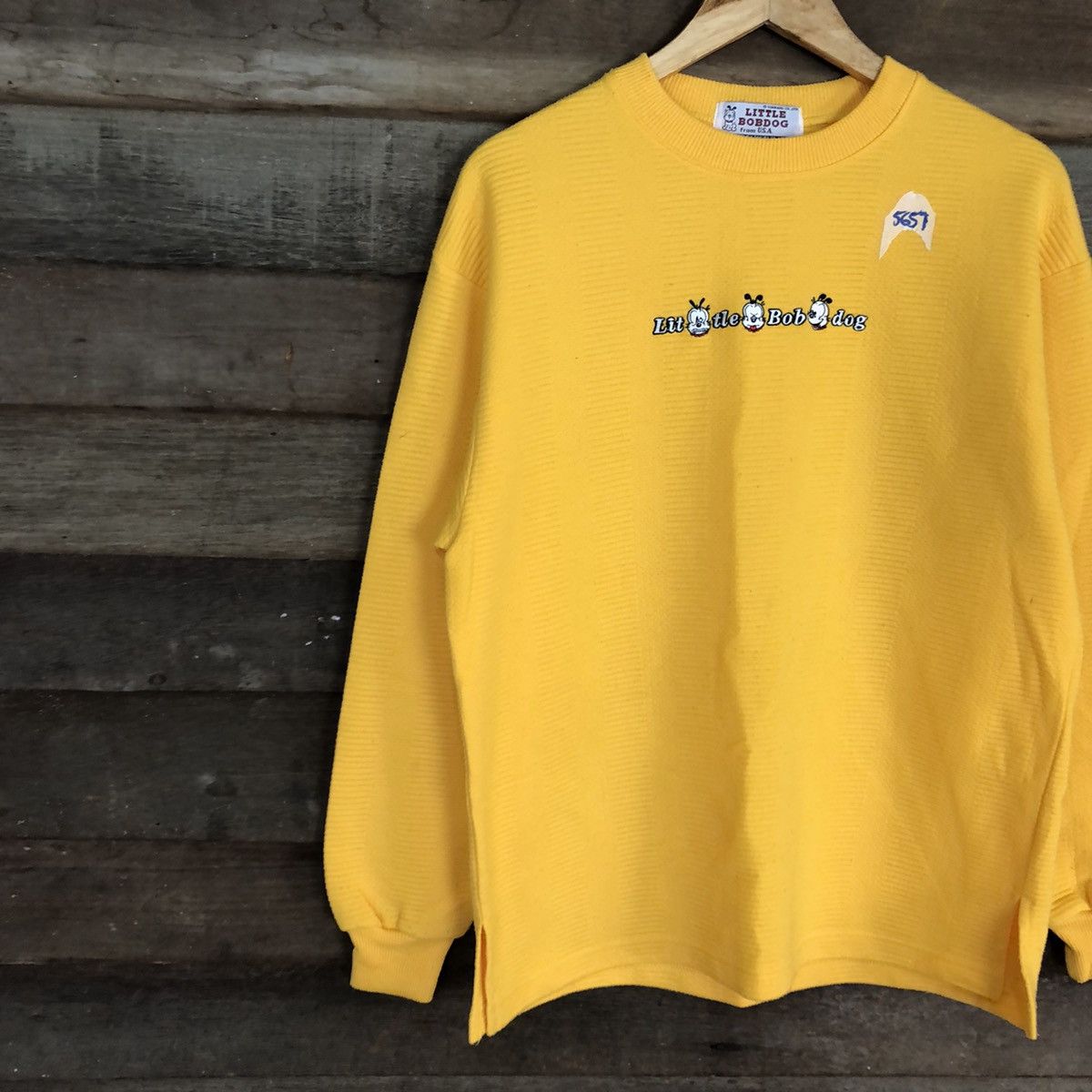 Cartoon Network × Vintage Little Bobdog Yellow Sweatshirt #5657 Size US M / EU 48-50 / 2 - 7 Thumbnail