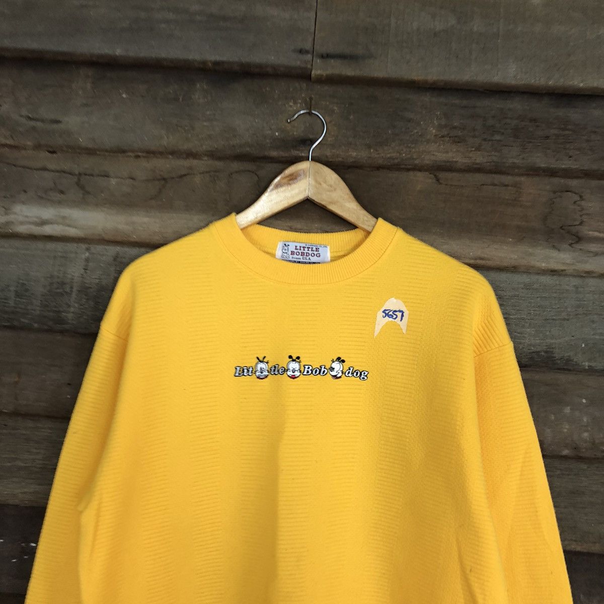 Cartoon Network × Vintage Little Bobdog Yellow Sweatshirt #5657 Size US M / EU 48-50 / 2 - 9 Thumbnail