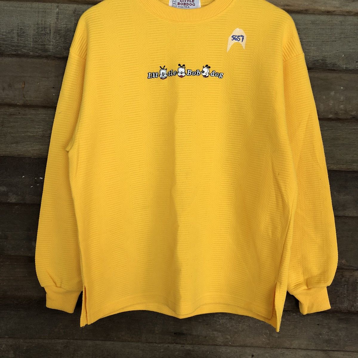 Cartoon Network × Vintage Little Bobdog Yellow Sweatshirt #5657 Size US M / EU 48-50 / 2 - 8 Thumbnail