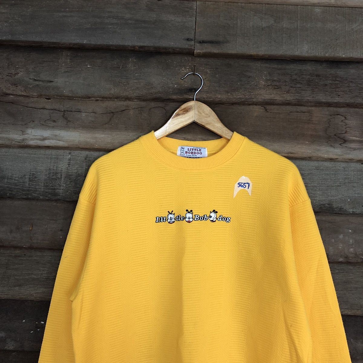 Cartoon Network × Vintage Little Bobdog Yellow Sweatshirt #5657 Size US M / EU 48-50 / 2 - 2 Thumbnail