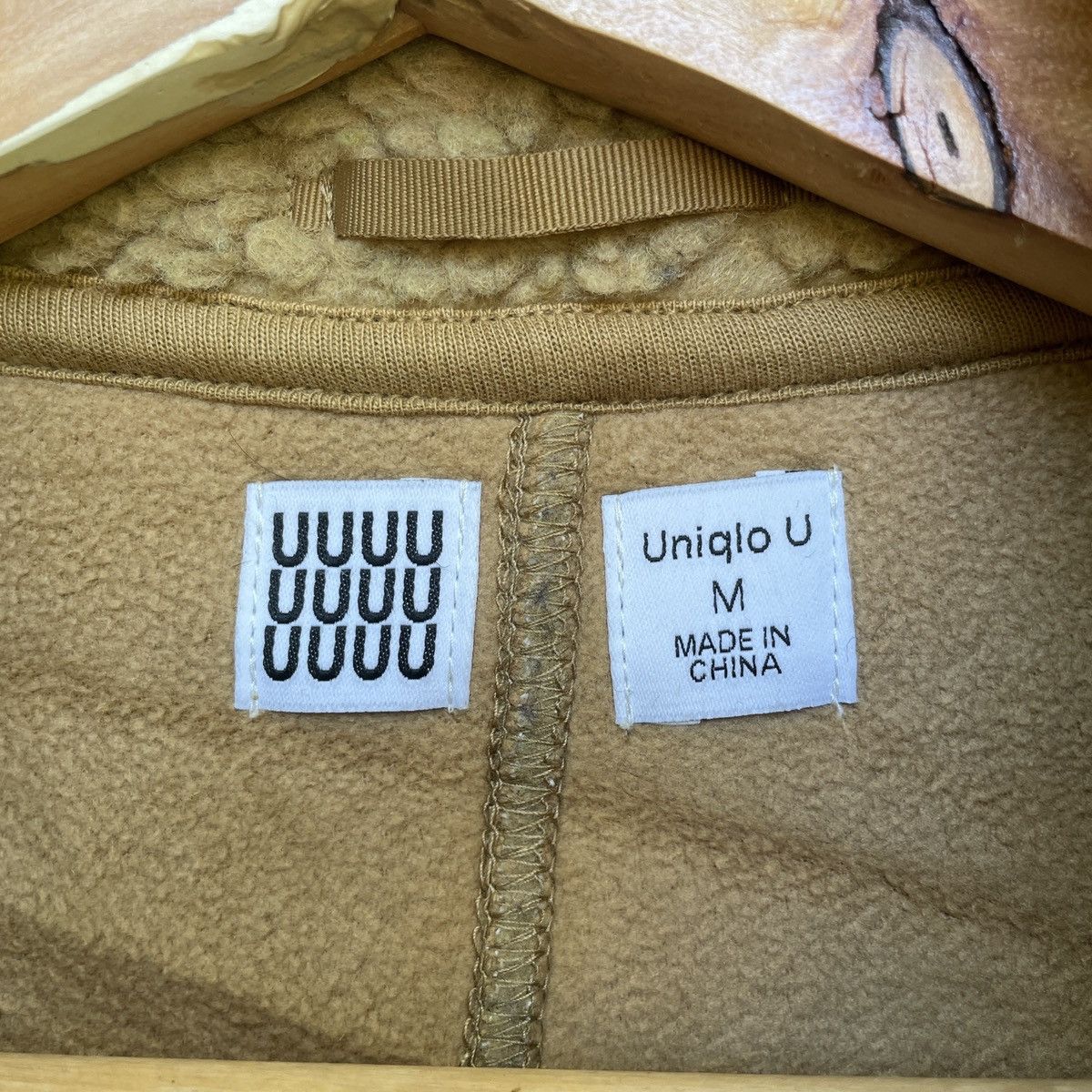 Japanese Brand Vintage Uuuuu By UNIQLO Sherpa Zipper Ups Jacket Size US M / EU 48-50 / 2 - 6 Thumbnail