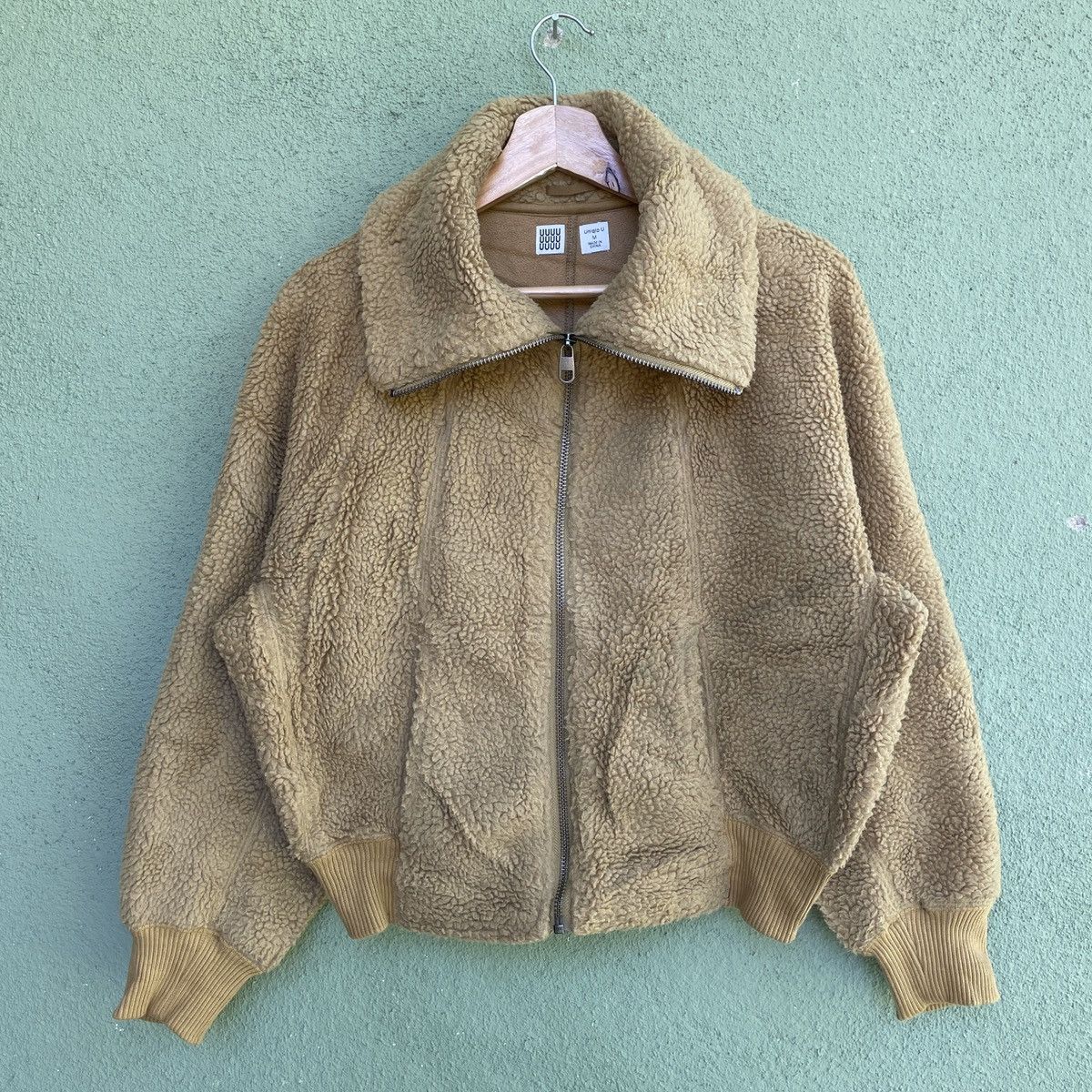 Japanese Brand Vintage Uuuuu By UNIQLO Sherpa Zipper Ups Jacket Size US M / EU 48-50 / 2 - 1 Thumbnail