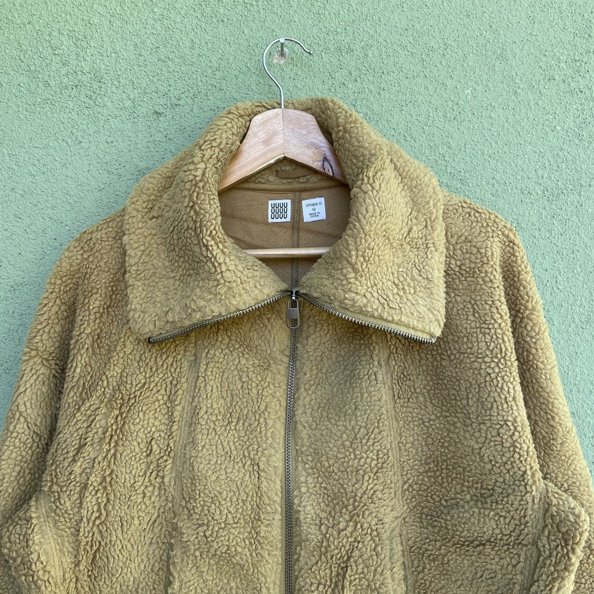 Japanese Brand Vintage Uuuuu By UNIQLO Sherpa Zipper Ups Jacket Size US M / EU 48-50 / 2 - 3 Thumbnail