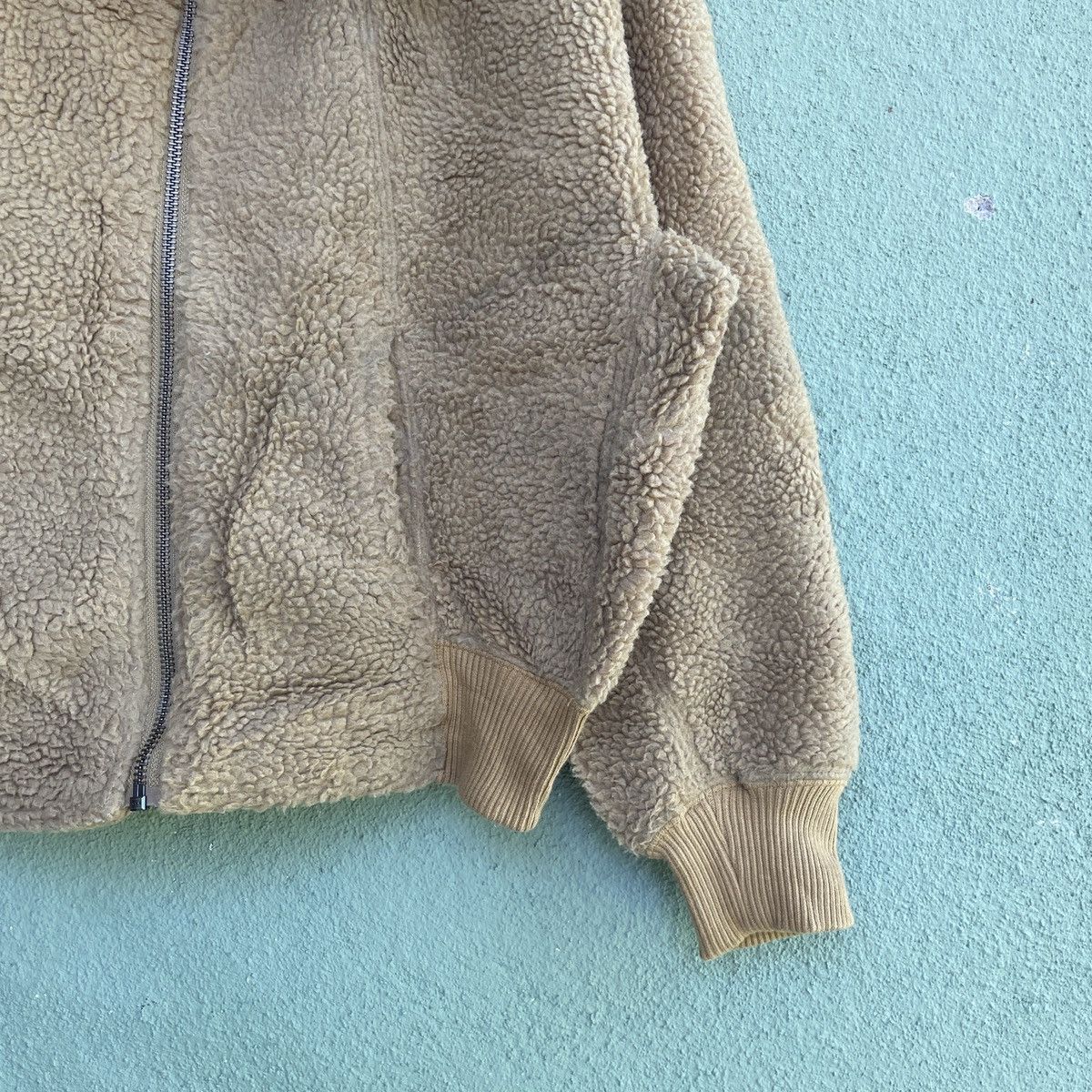 Japanese Brand Vintage Uuuuu By UNIQLO Sherpa Zipper Ups Jacket Size US M / EU 48-50 / 2 - 5 Thumbnail
