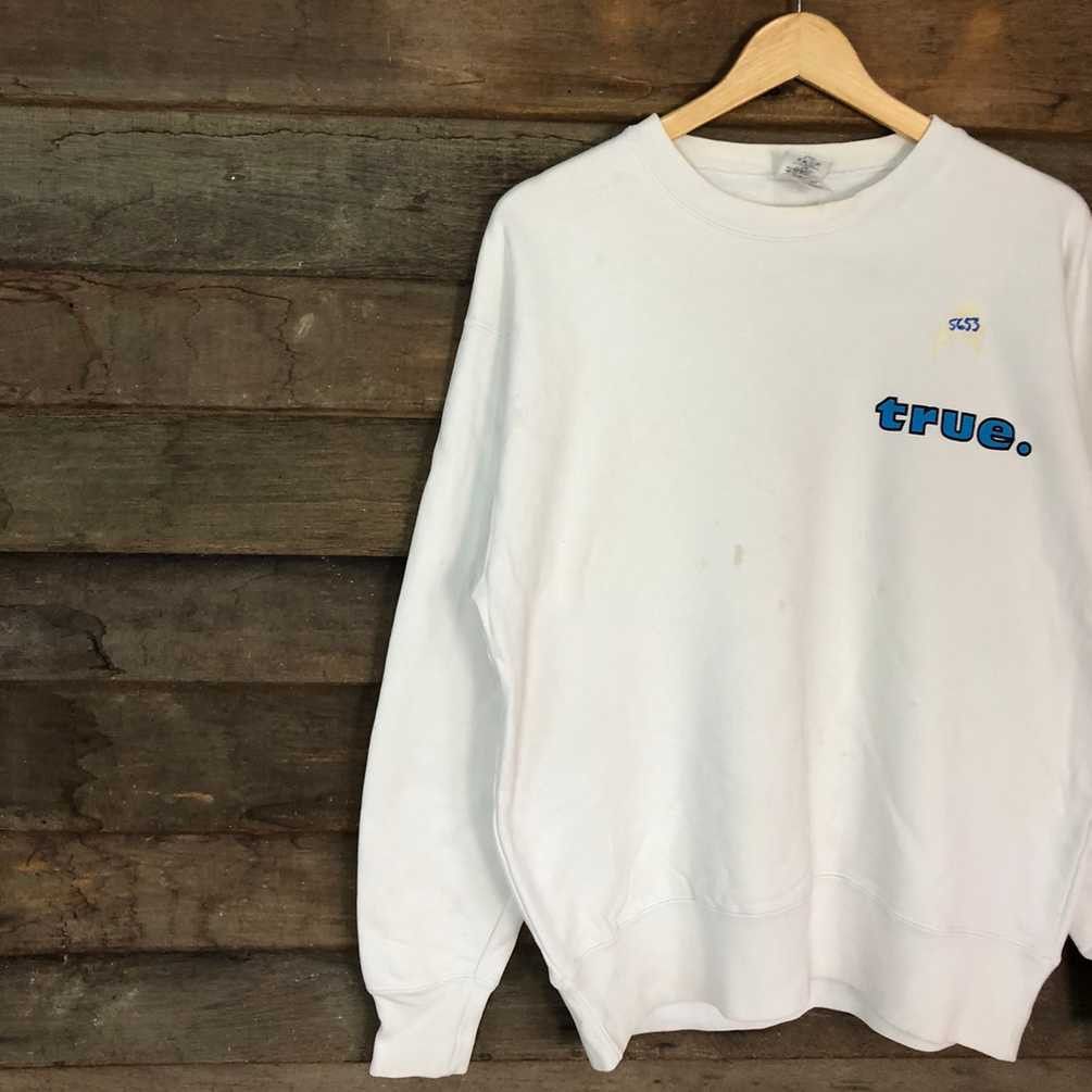 Japanese Brand True surf White Sweatshirt #5653 Size US M / EU 48-50 / 2 - 6 Thumbnail