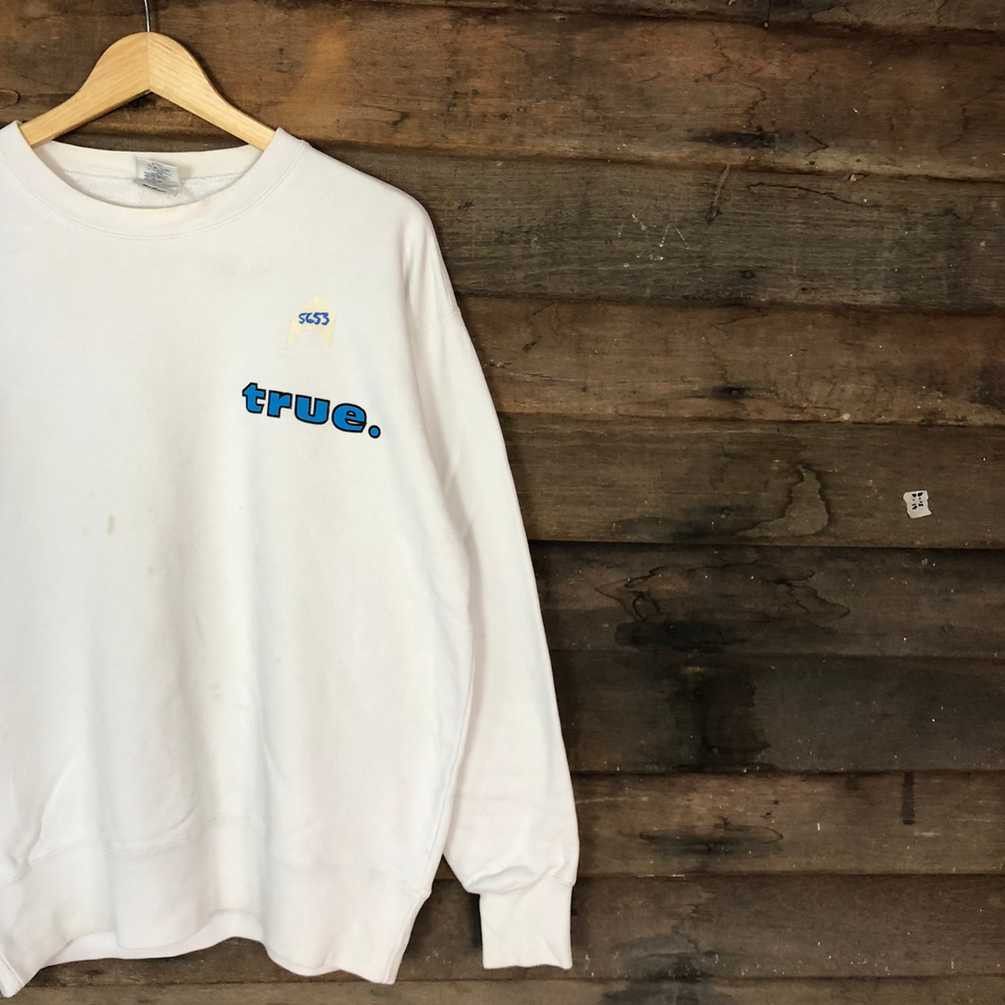 Japanese Brand True surf White Sweatshirt #5653 Size US M / EU 48-50 / 2 - 12 Thumbnail