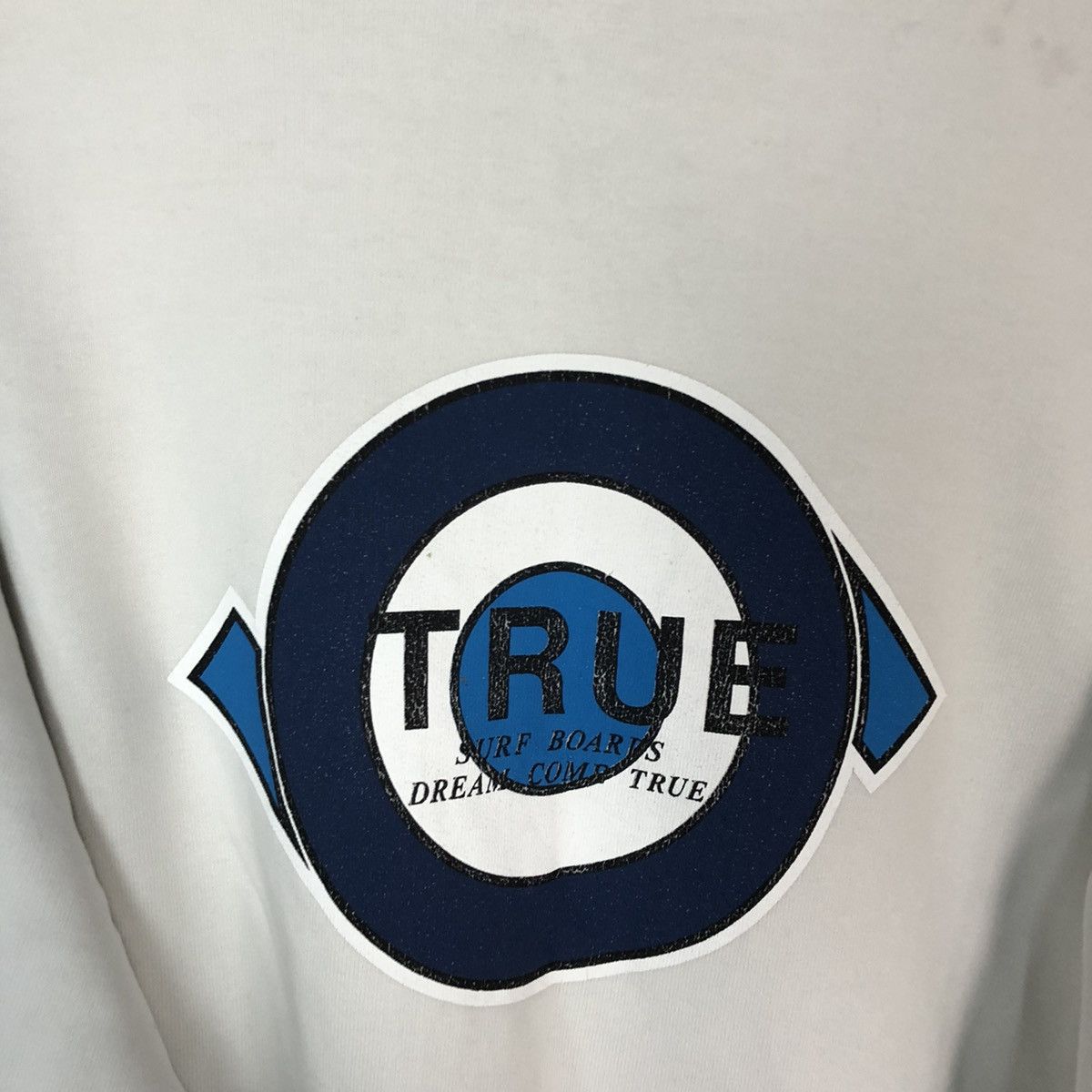 Japanese Brand True surf White Sweatshirt #5653 Size US M / EU 48-50 / 2 - 2 Thumbnail