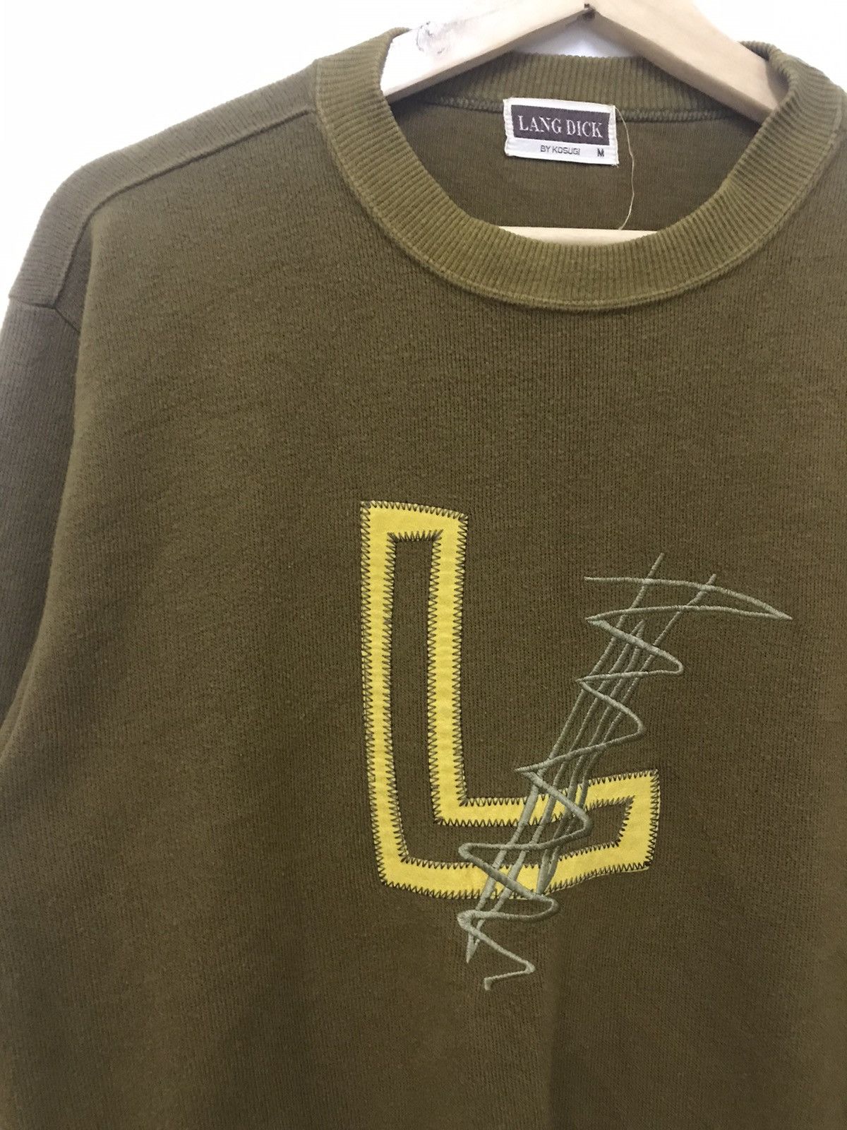 Designer × Japanese Brand Vintage Lang Dick Sweatshirt Crewneck Big Logo By Kosugi Size US M / EU 48-50 / 2 - 2 Thumbnail