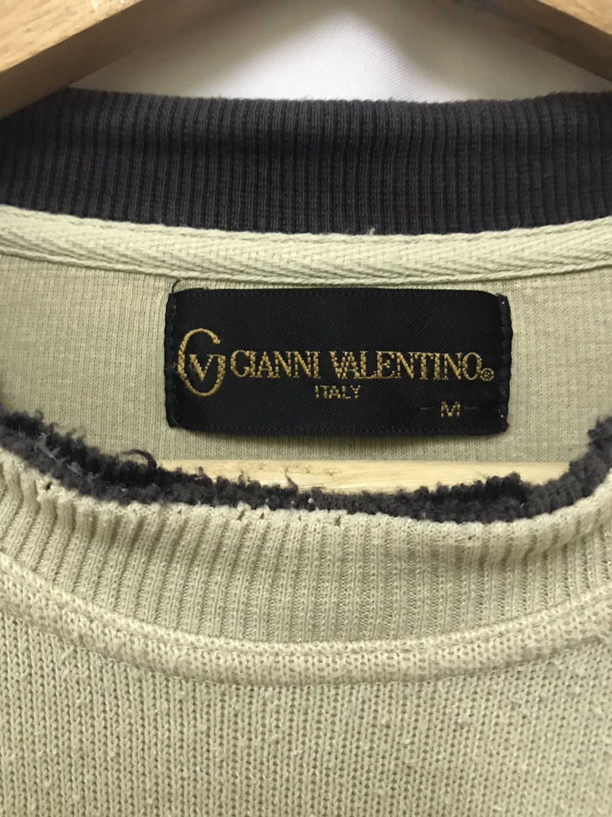 Gianni Valentino × Valentino × Vintage Vintage GIANNI VALENTINO Sweatshirt Big Logo Size US M / EU 48-50 / 2 - 4 Thumbnail