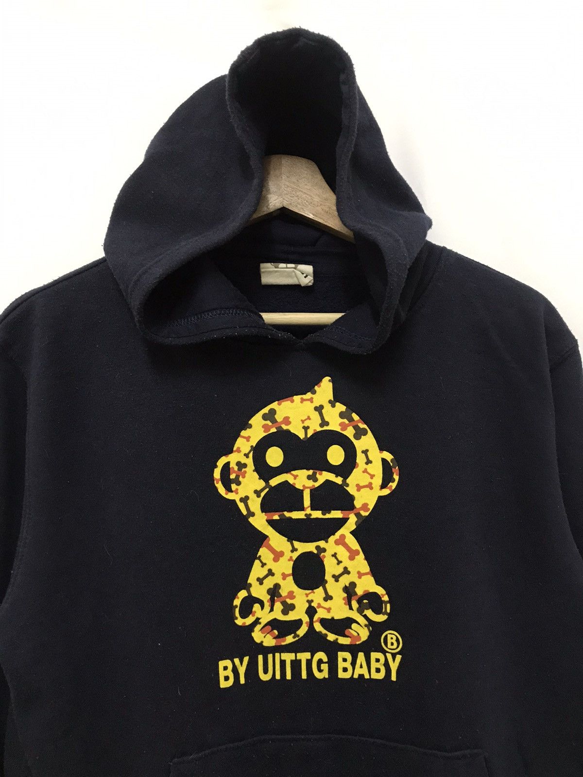 Japanese Brand Vintage UITTG Baby Bape Style Hoodie Big Logo Size US M / EU 48-50 / 2 - 5 Thumbnail
