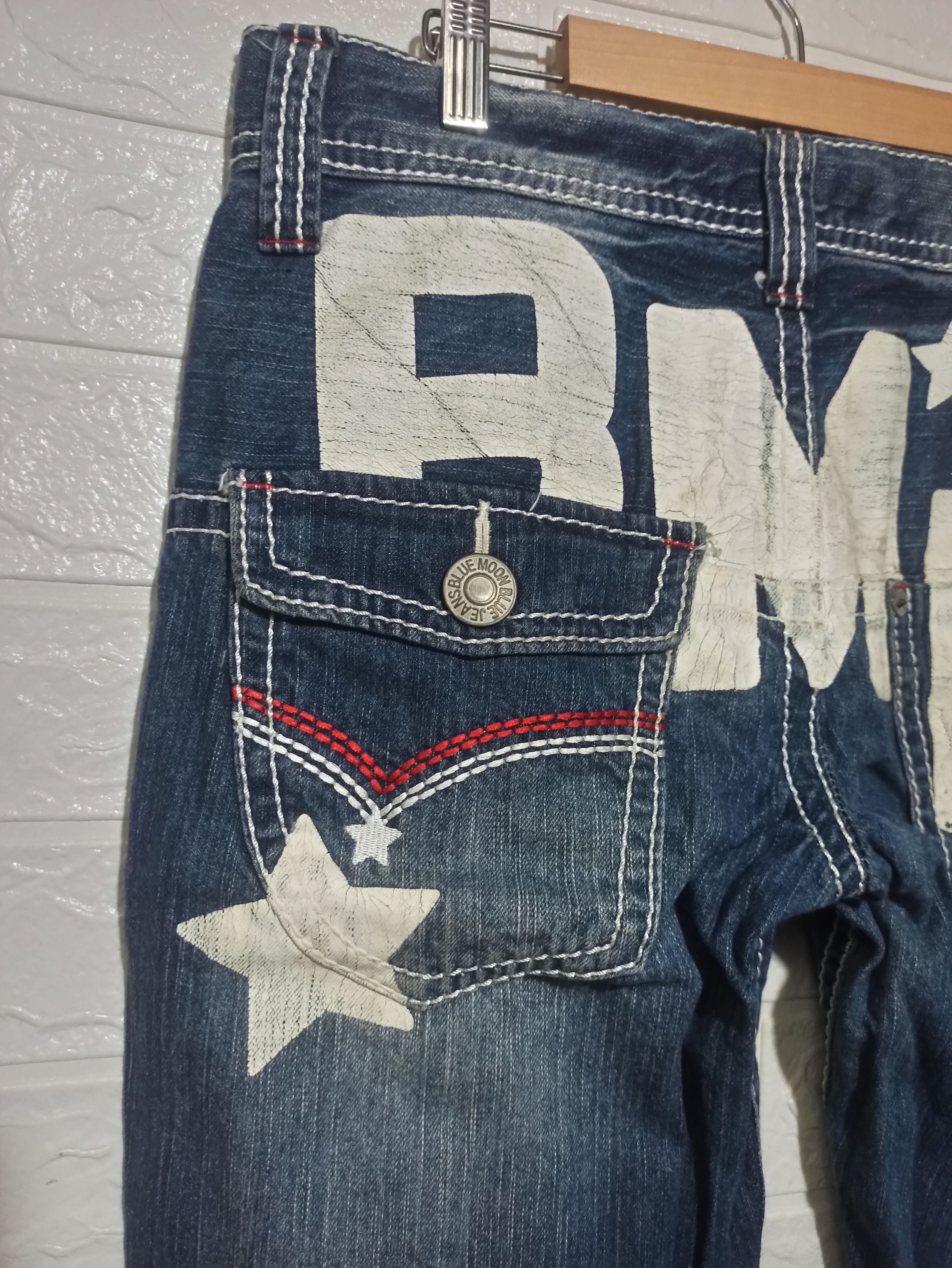 Blue Blue Japan Blue Moon Blue Denim Pants Size US 33 - 7 Thumbnail