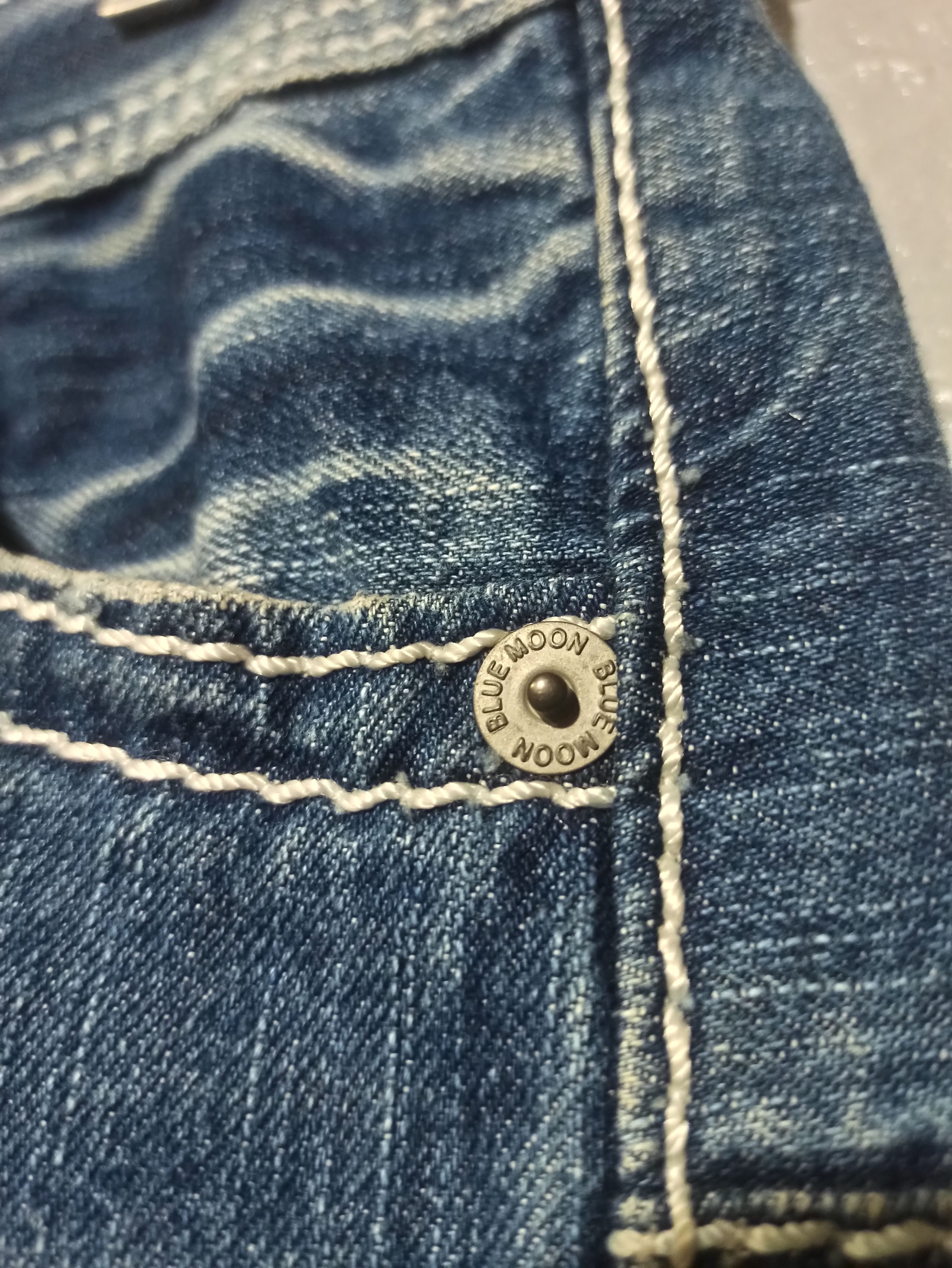 Blue Blue Japan Blue Moon Blue Denim Pants Size US 33 - 6 Thumbnail