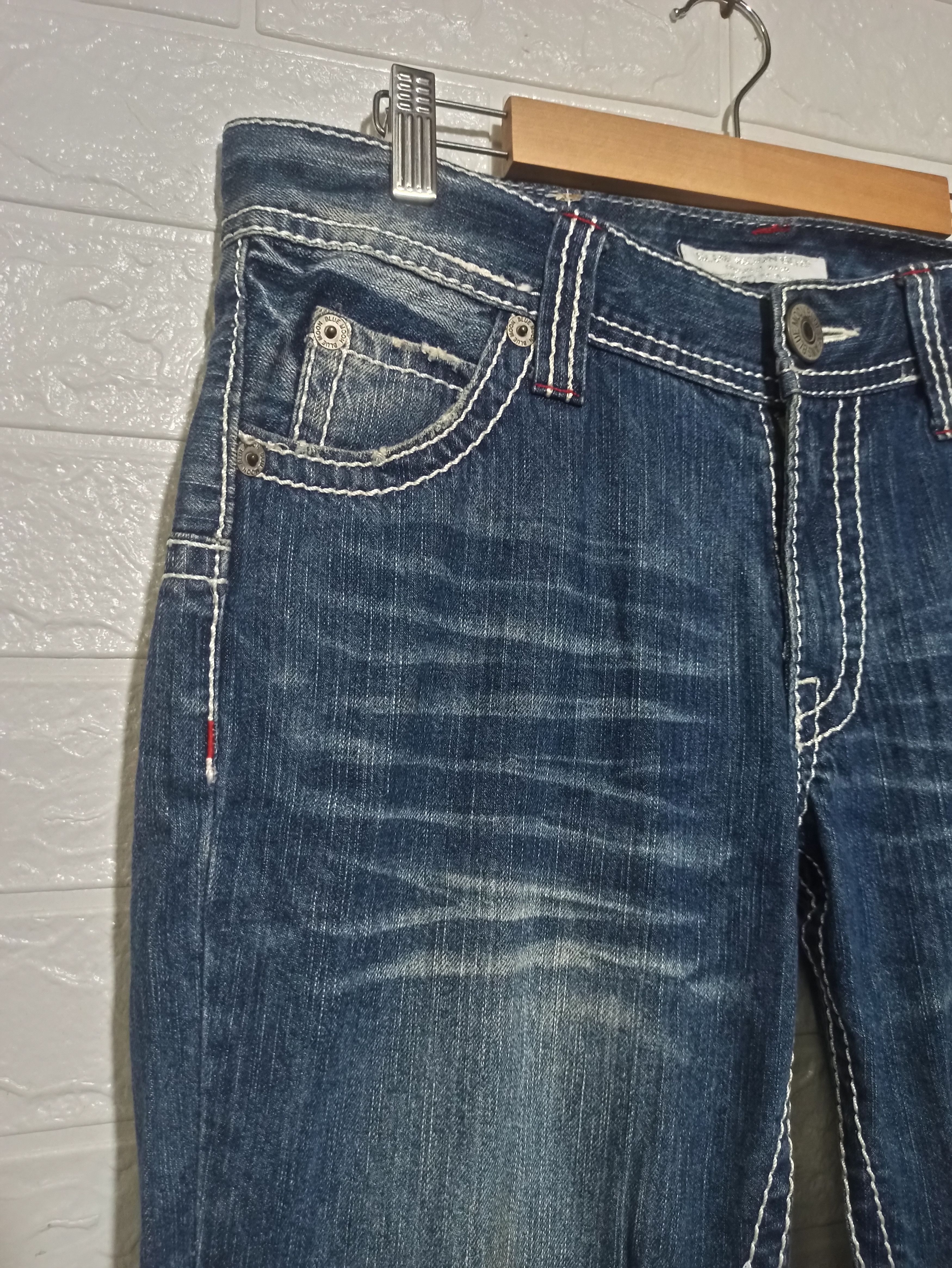 Blue Blue Japan Blue Moon Blue Denim Pants Size US 33 - 3 Thumbnail
