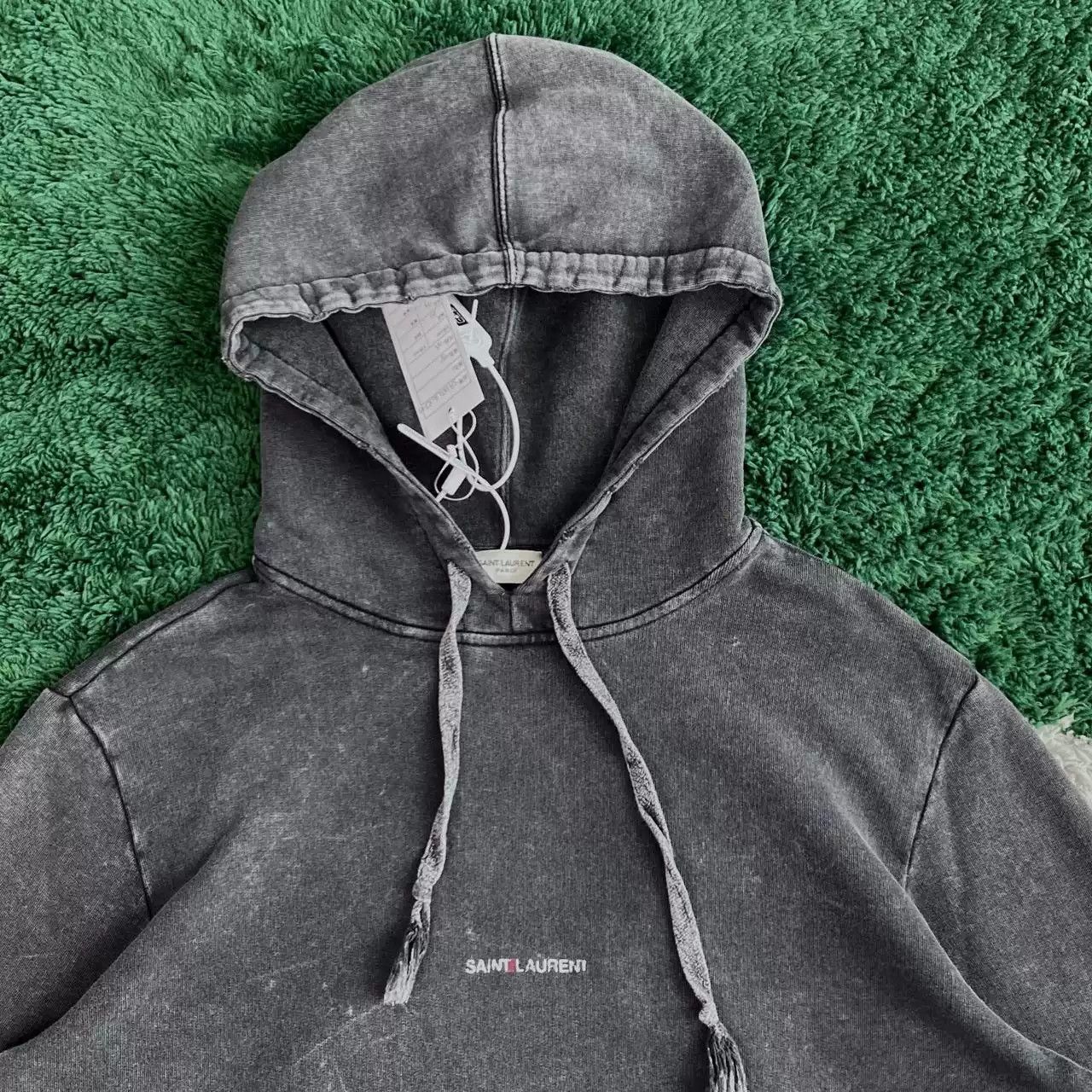 Yves Saint Laurent Saint Laurent Logo Hoodie Size M Size US M / EU 48-50 / 2 - 3 Thumbnail
