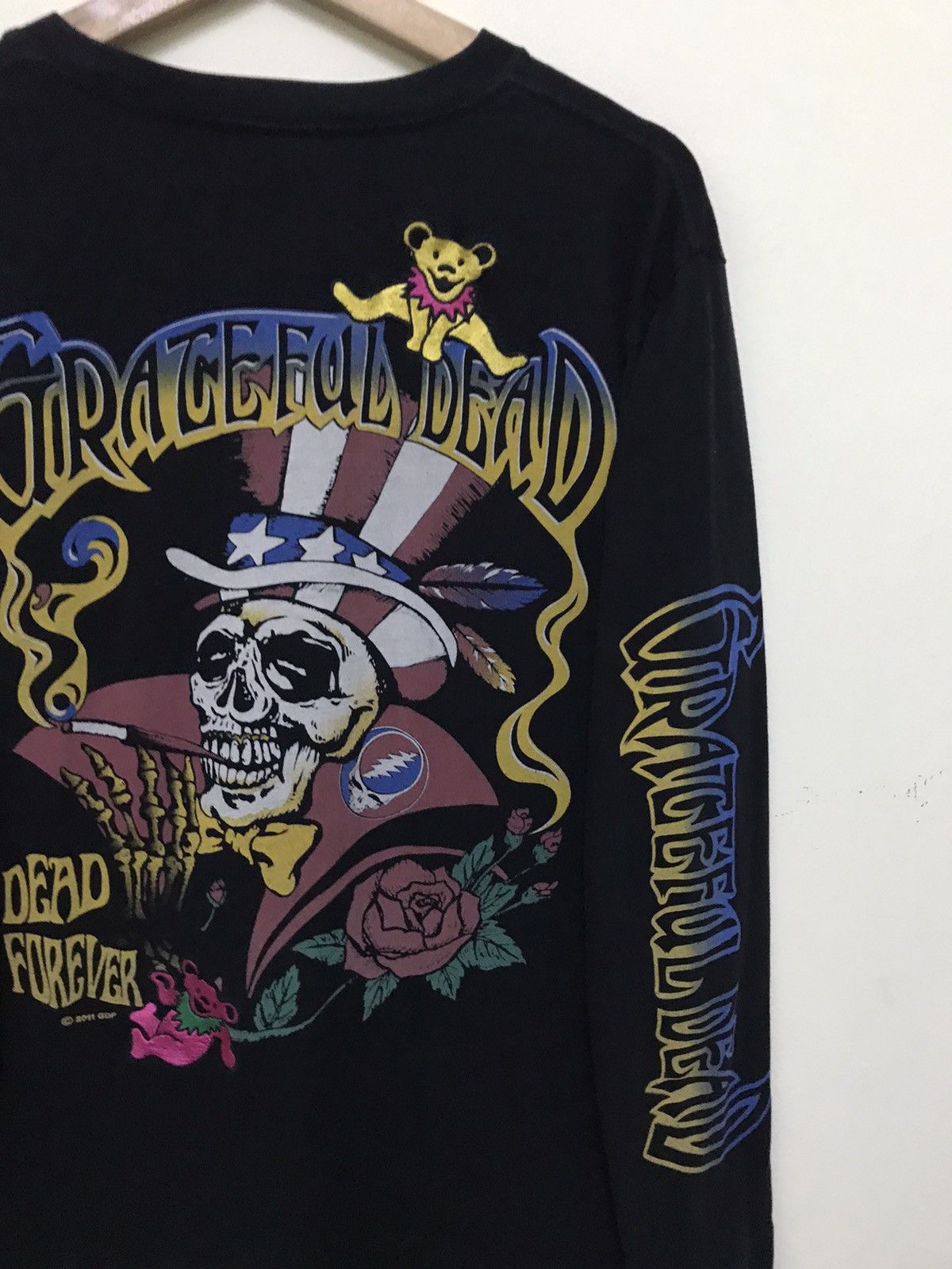 Band Tees × Grateful Dead Vintage Grateful Dead Side Tape Long Sleeve Size US S / EU 44-46 / 1 - 9 Thumbnail