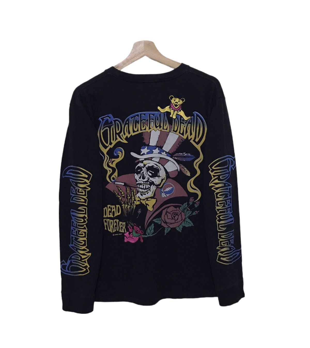 Band Tees × Grateful Dead Vintage Grateful Dead Side Tape Long Sleeve Size US S / EU 44-46 / 1 - 1 Thumbnail