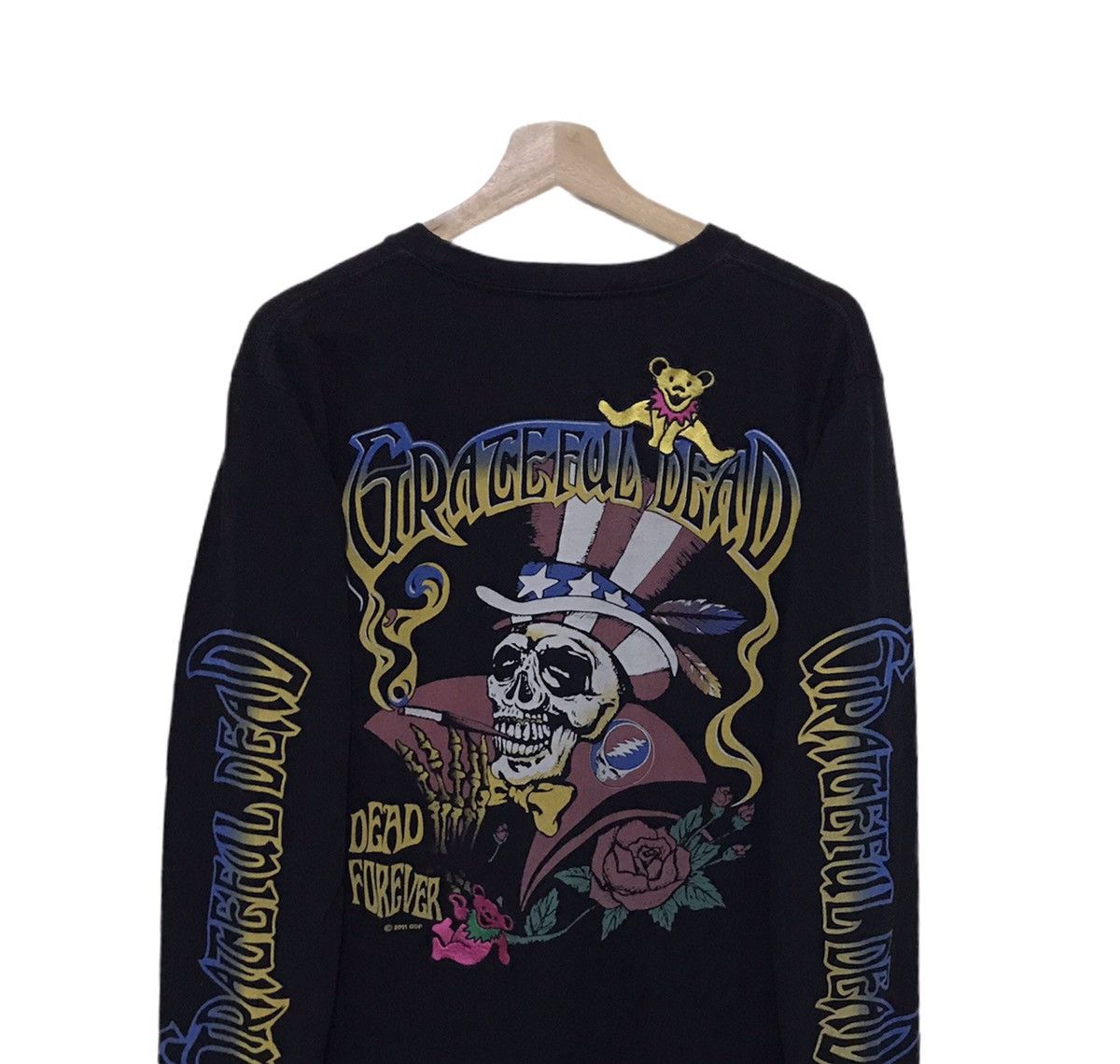 Band Tees × Grateful Dead Vintage Grateful Dead Side Tape Long Sleeve Size US S / EU 44-46 / 1 - 2 Thumbnail