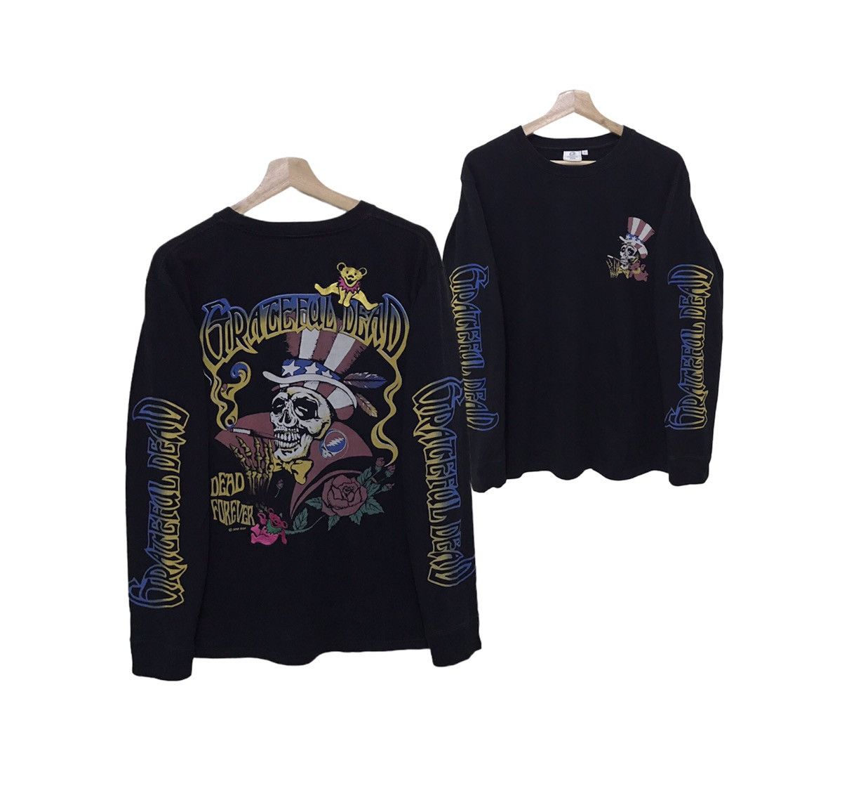 Band Tees × Grateful Dead Vintage Grateful Dead Side Tape Long Sleeve Size US S / EU 44-46 / 1 - 3 Thumbnail