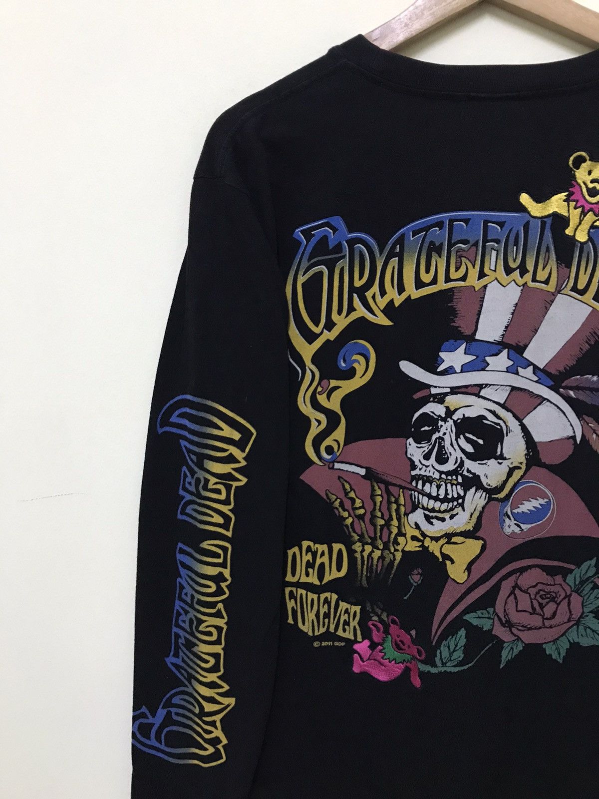 Band Tees × Grateful Dead Vintage Grateful Dead Side Tape Long Sleeve Size US S / EU 44-46 / 1 - 8 Thumbnail