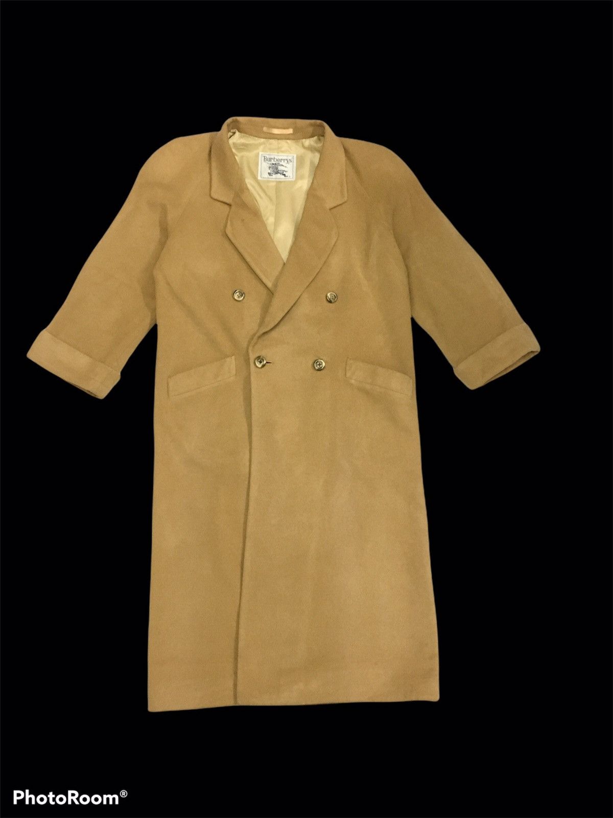Burberry Vintage Burberrys Wool and Cashmere Long Coat Size US L / EU 52-54 / 3 - 1 Thumbnail