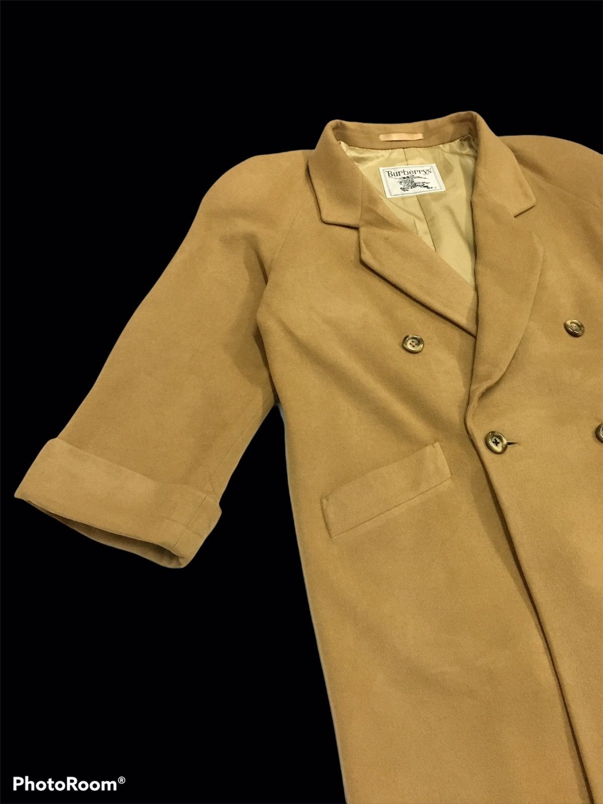 Burberry Vintage Burberrys Wool and Cashmere Long Coat Size US L / EU 52-54 / 3 - 4 Thumbnail