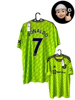 Ronaldo Manchester United Jersey 21/22 Home Player Issue Adidas Soccer  Shirt S