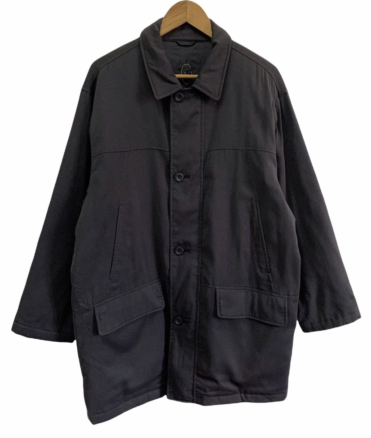 Classic Gianni Valentino Velvet Balmacaan OverCoat Jacket