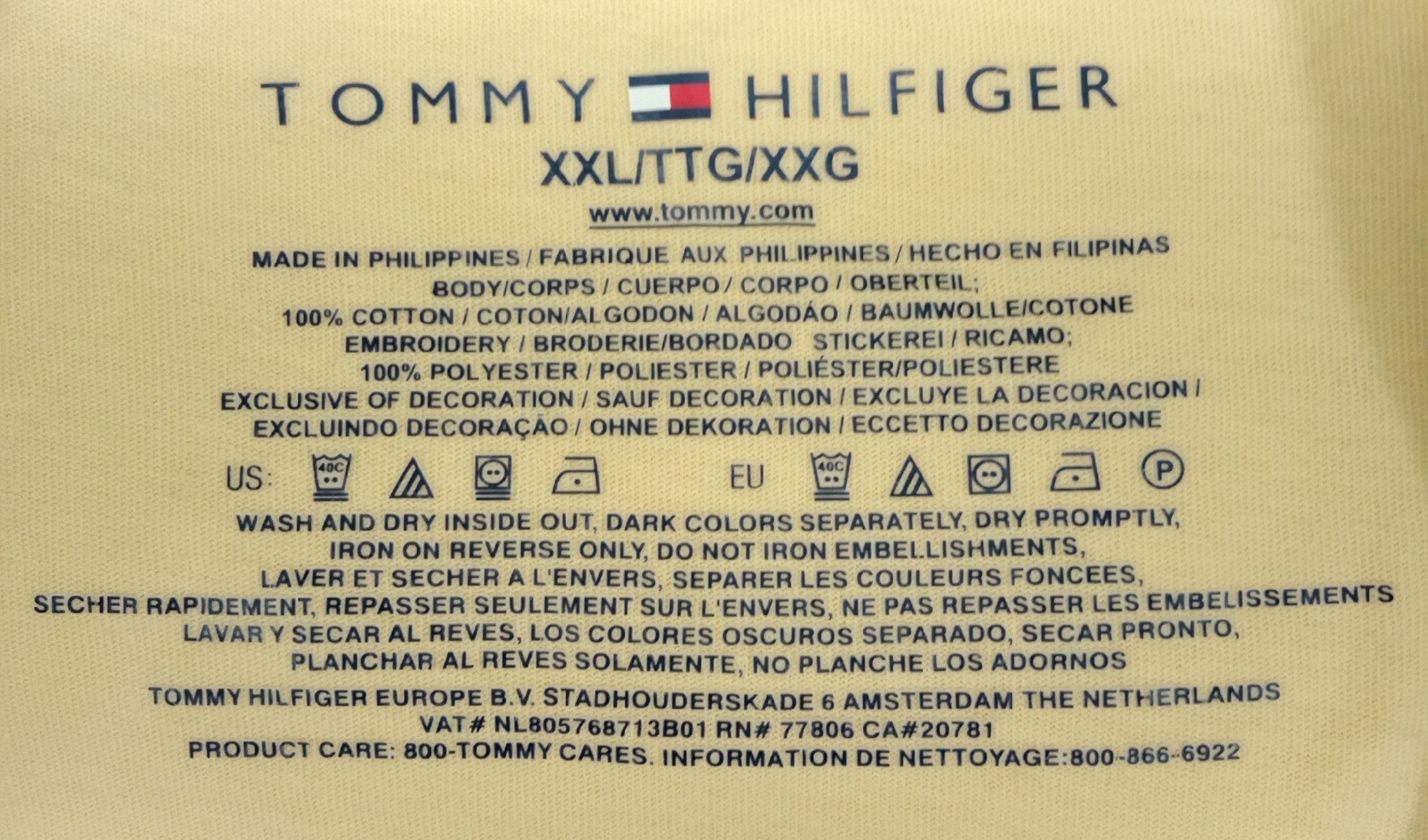 Tommy Hilfiger Vintage Tommy Hilfiger T-Shirt Size US XXL / EU 58 / 5 - 7 Thumbnail