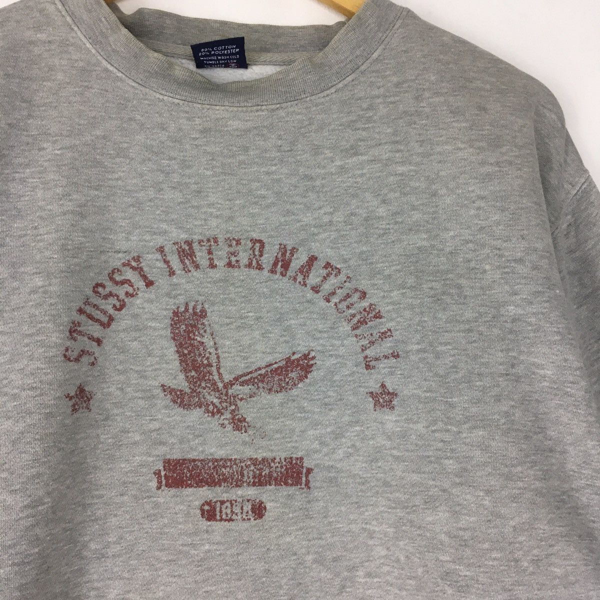 Stussy × Vintage Rare Vintage Stussy Eagles sweatshirt jumper Size US M / EU 48-50 / 2 - 2 Thumbnail