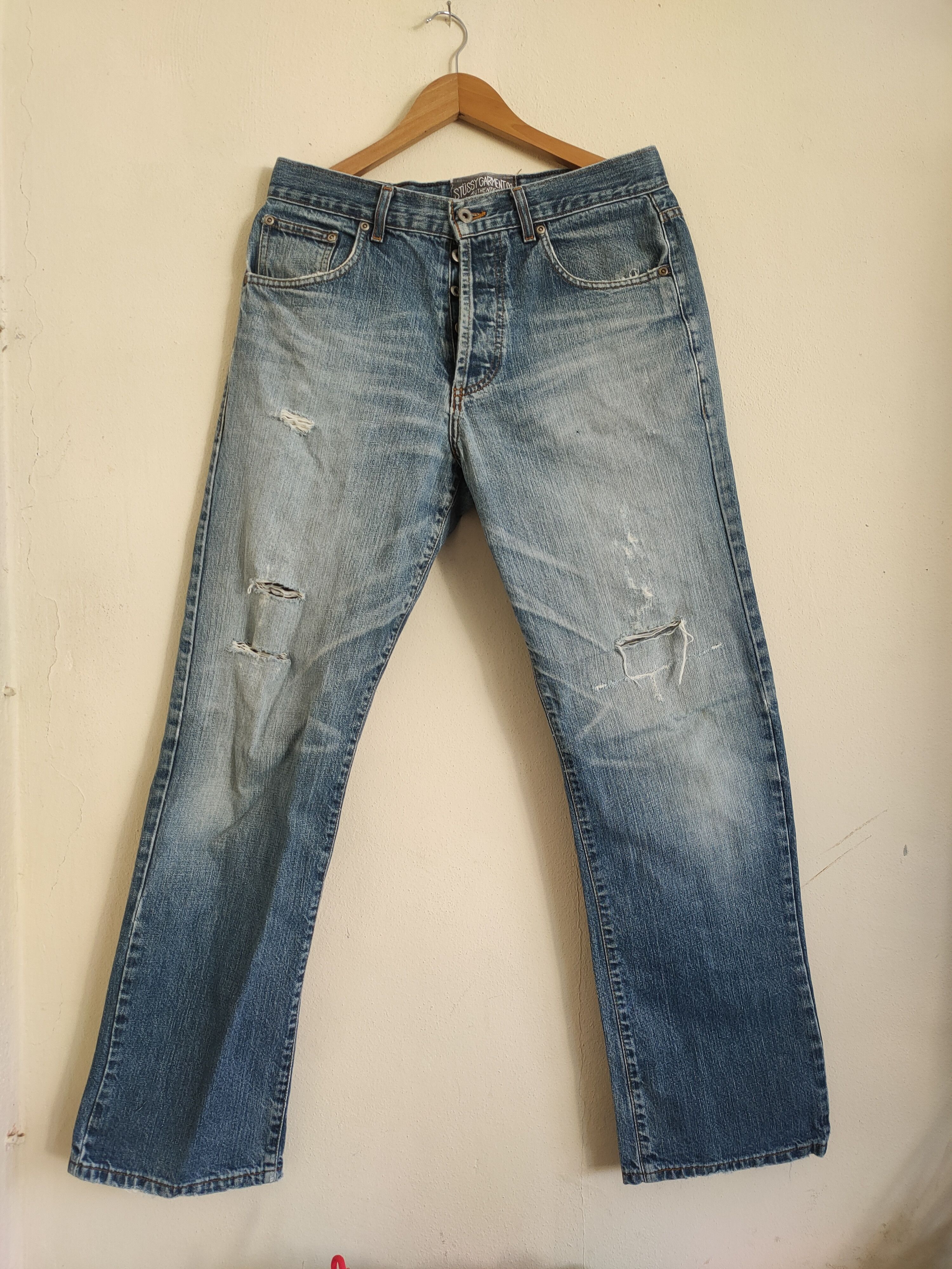 Levi's × Vintage Vintage Levi's 505 Nice Design Jeans Size US 32 / EU 48 - 10 Thumbnail