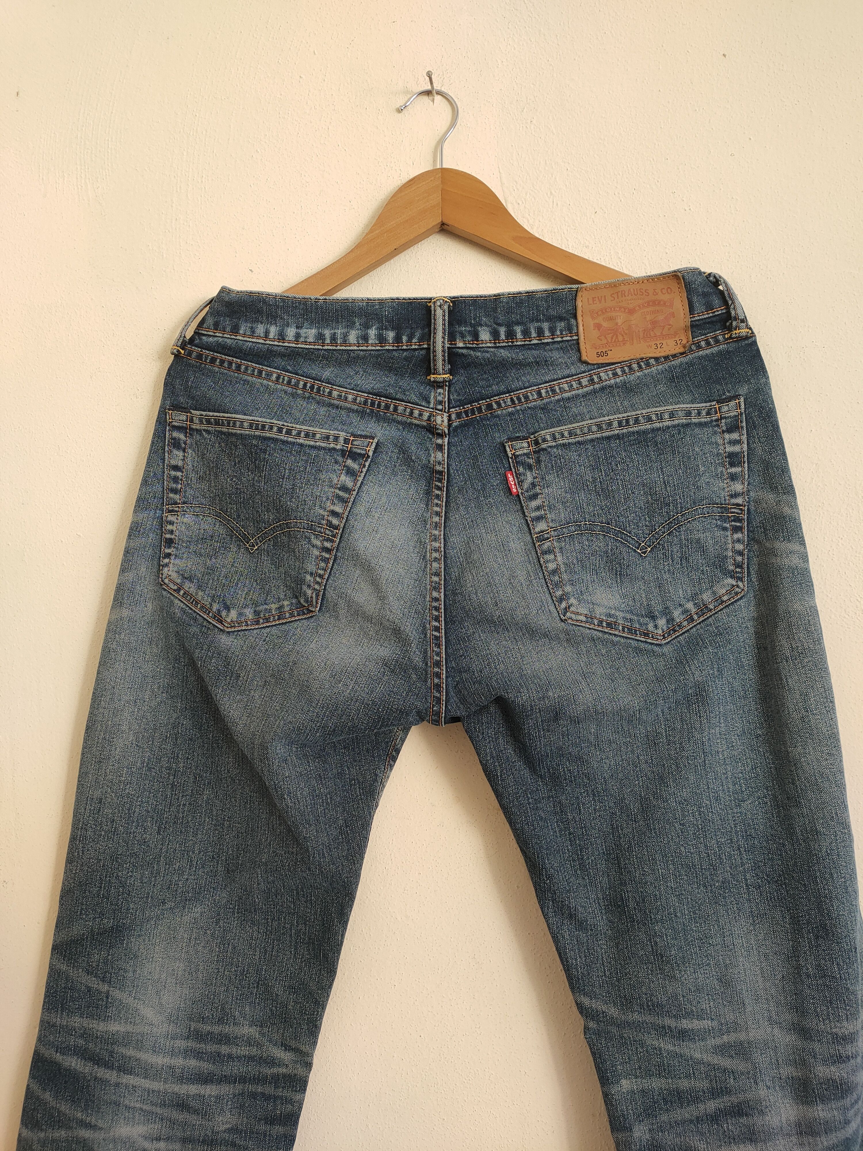 Levi's × Vintage Vintage Levi's 505 Nice Design Jeans Size US 32 / EU 48 - 4 Thumbnail