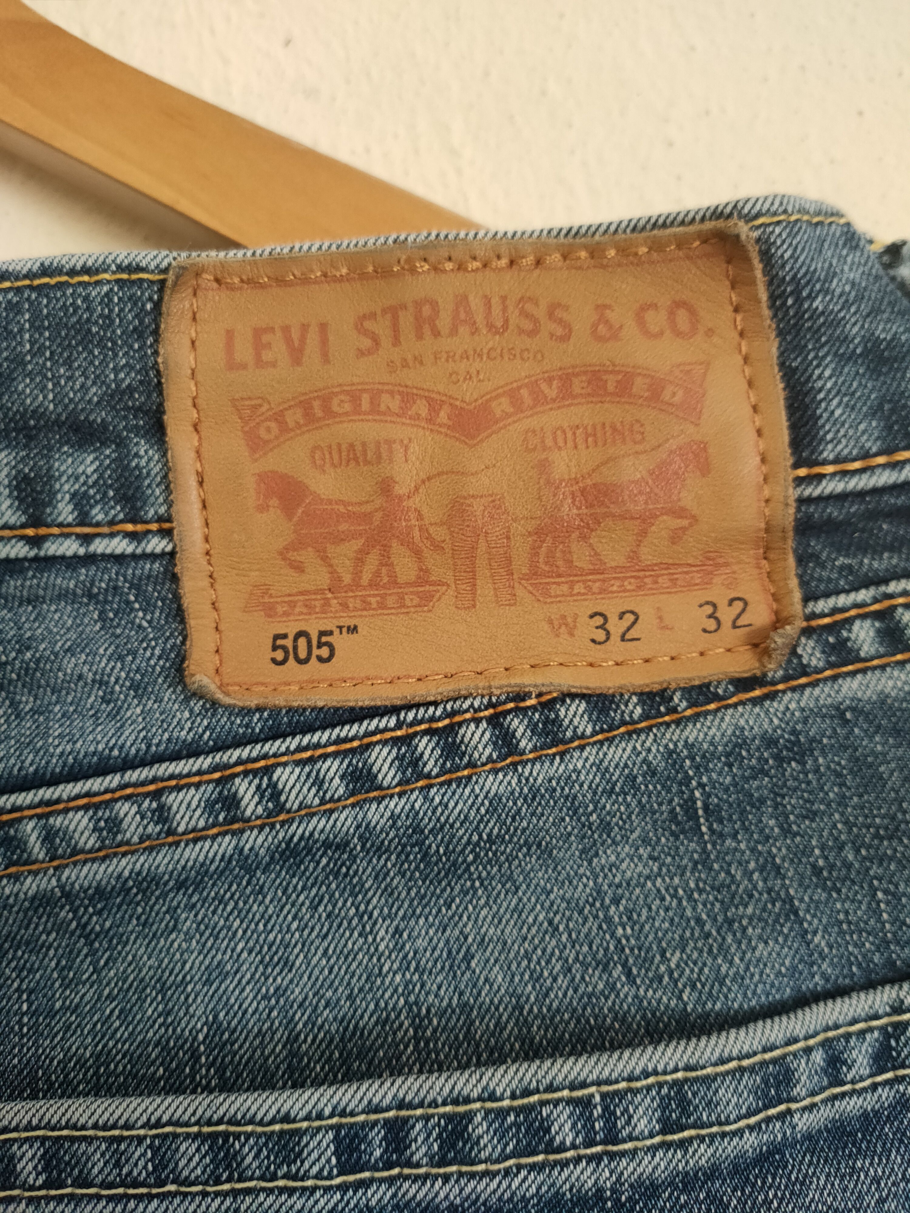 Levi's × Vintage Vintage Levi's 505 Nice Design Jeans Size US 32 / EU 48 - 13 Thumbnail