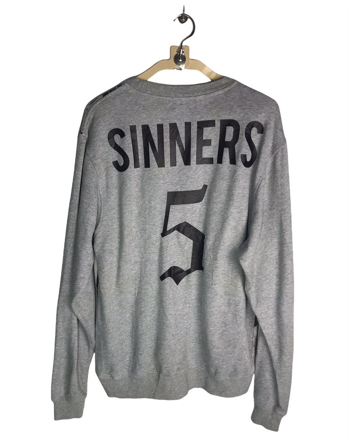 Japanese Brand Overprint printed sweatshirt by black scale Size US M / EU 48-50 / 2 - 2 Thumbnail