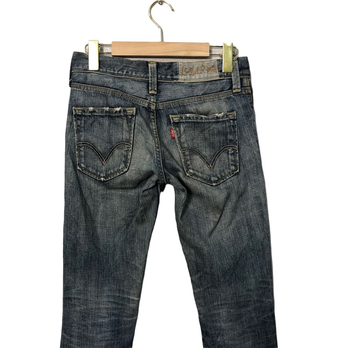 Levi's Vintage Levis Jeans Boot Cut Distressed Denim Pants W29 Size 29" - 7 Thumbnail