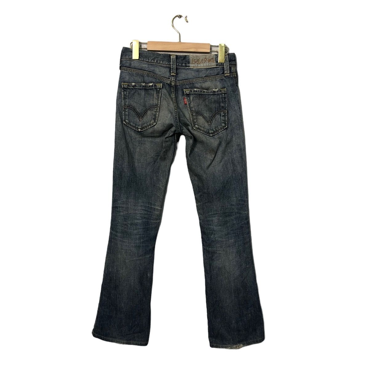 Levi's Vintage Levis Jeans Boot Cut Distressed Denim Pants W29 Size 29" - 6 Thumbnail