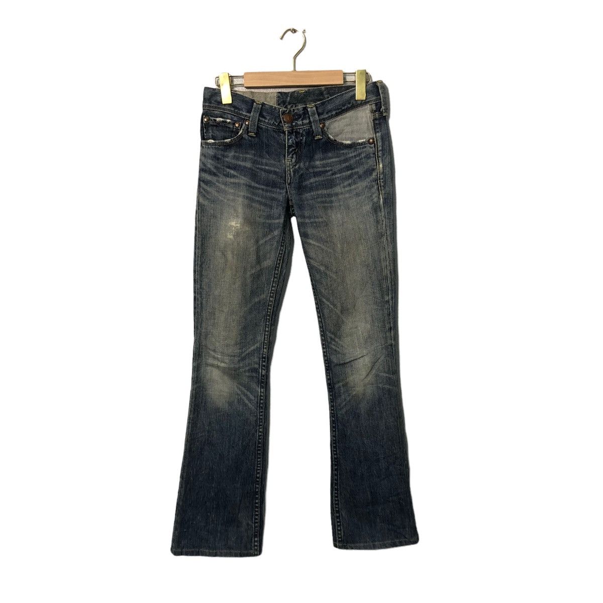 Levi's Vintage Levis Jeans Boot Cut Distressed Denim Pants W29 Size 29" - 1 Thumbnail