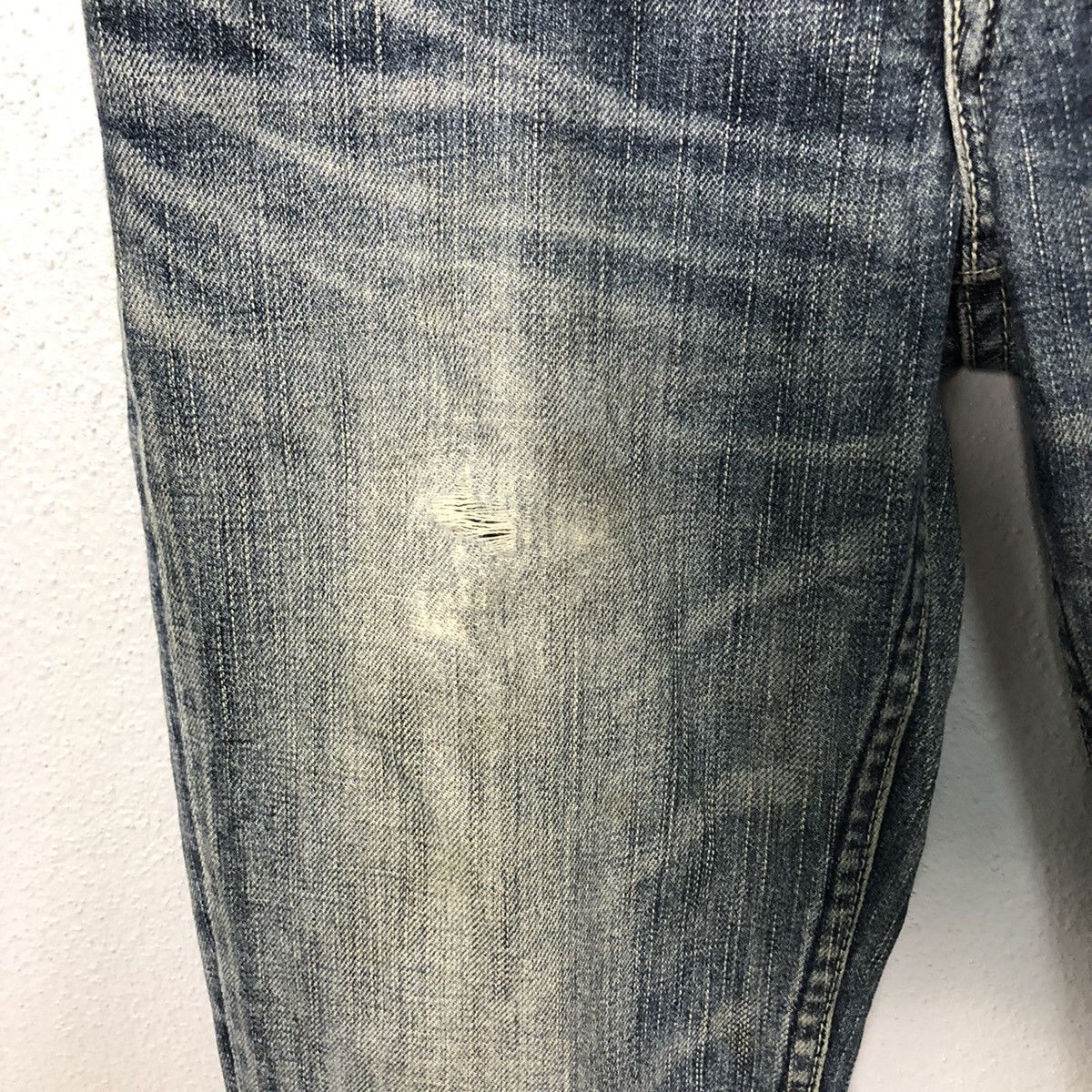 Levi's Vintage Levis Jeans Boot Cut Distressed Denim Pants W29 Size 29" - 4 Thumbnail