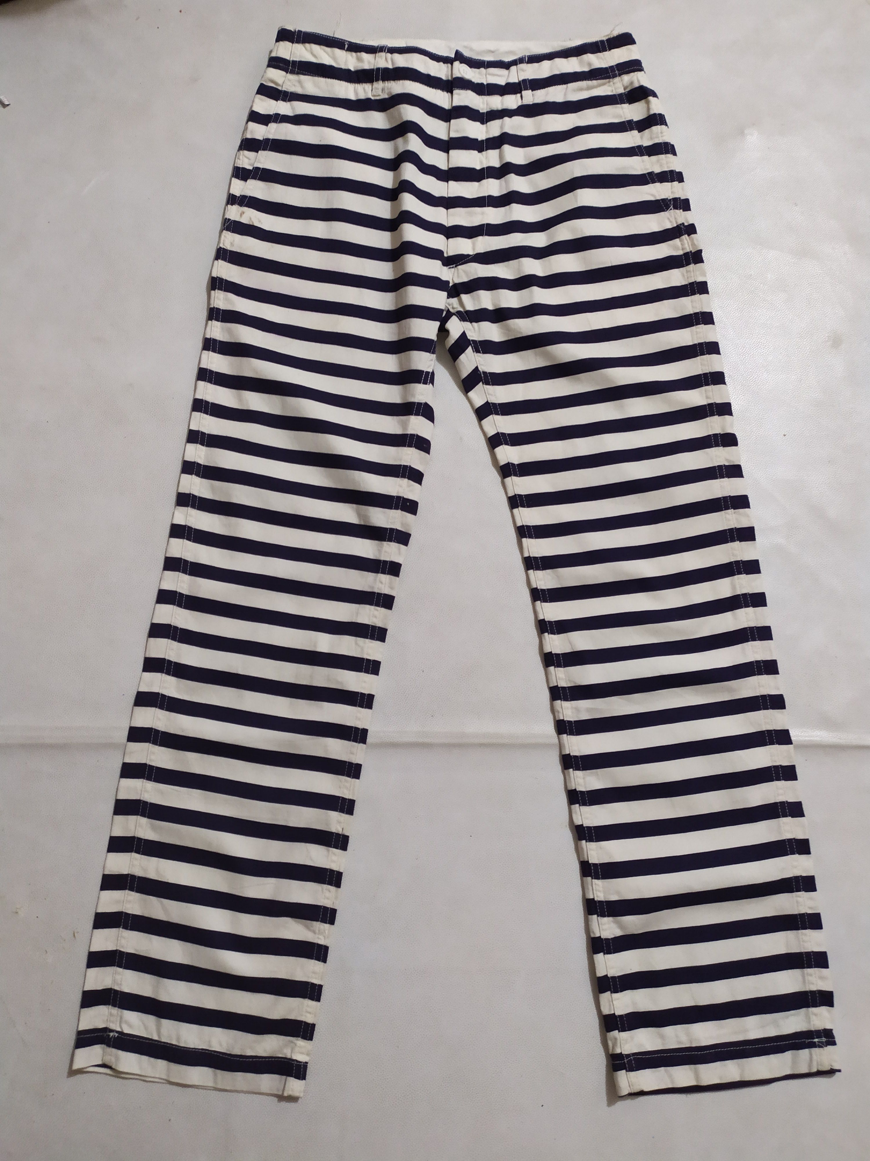 Engineered Garments × Nepenthes 🔥Engineered Garments Prisoner Stripes Pants Size US 32 / EU 48 - 1 Thumbnail